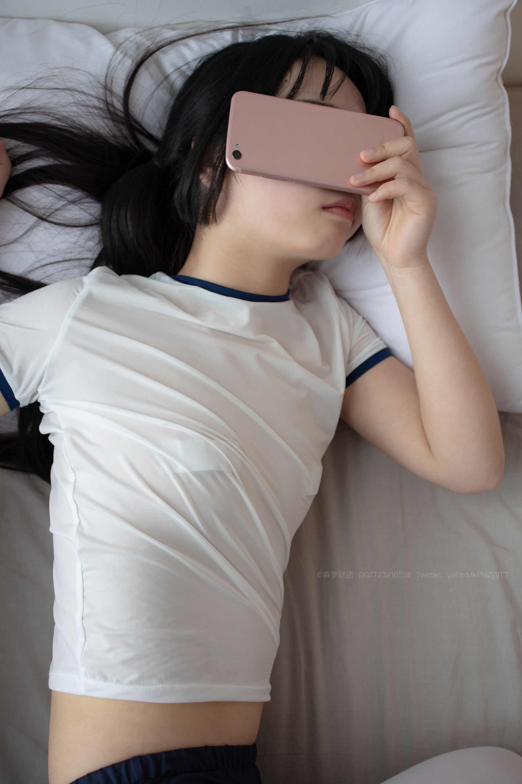 [森萝财团] [X-056] 默陌 超薄死库水白丝 第54张图