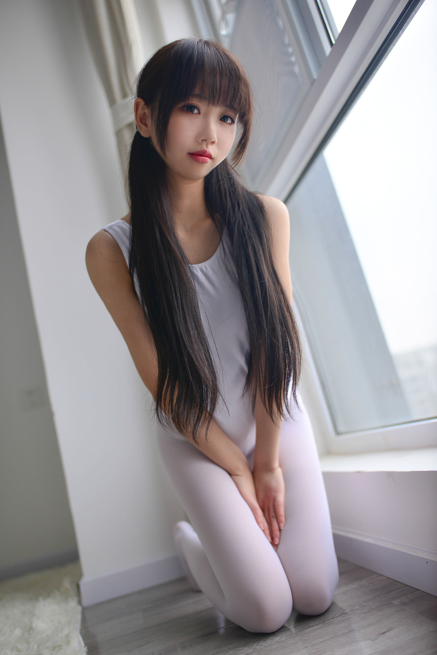 [萝莉COS] 雪琪 - 双马尾体操服 第13张图