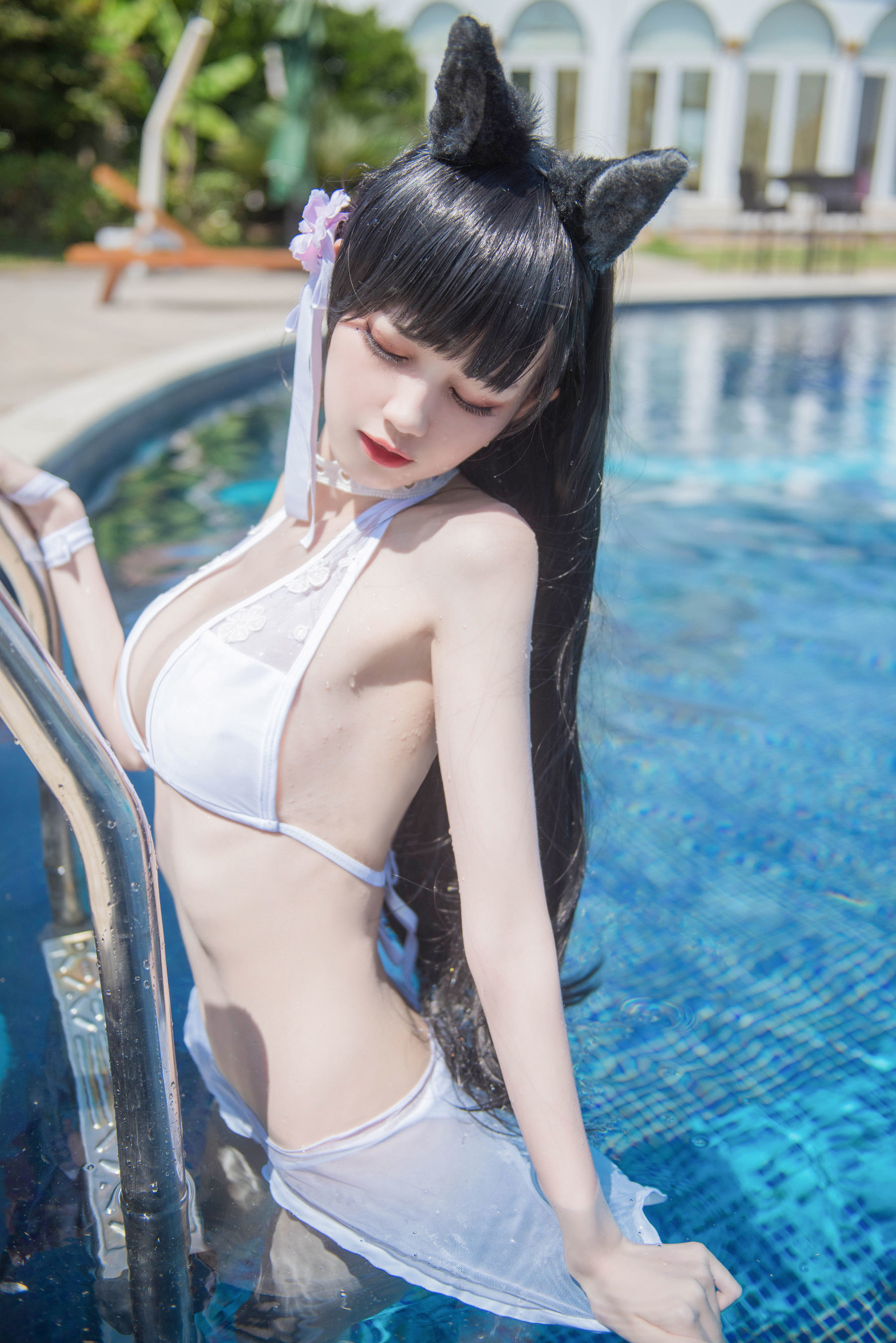 [萝莉COS] 小妖精你的负卿 - 爱宕泳装 第11张图