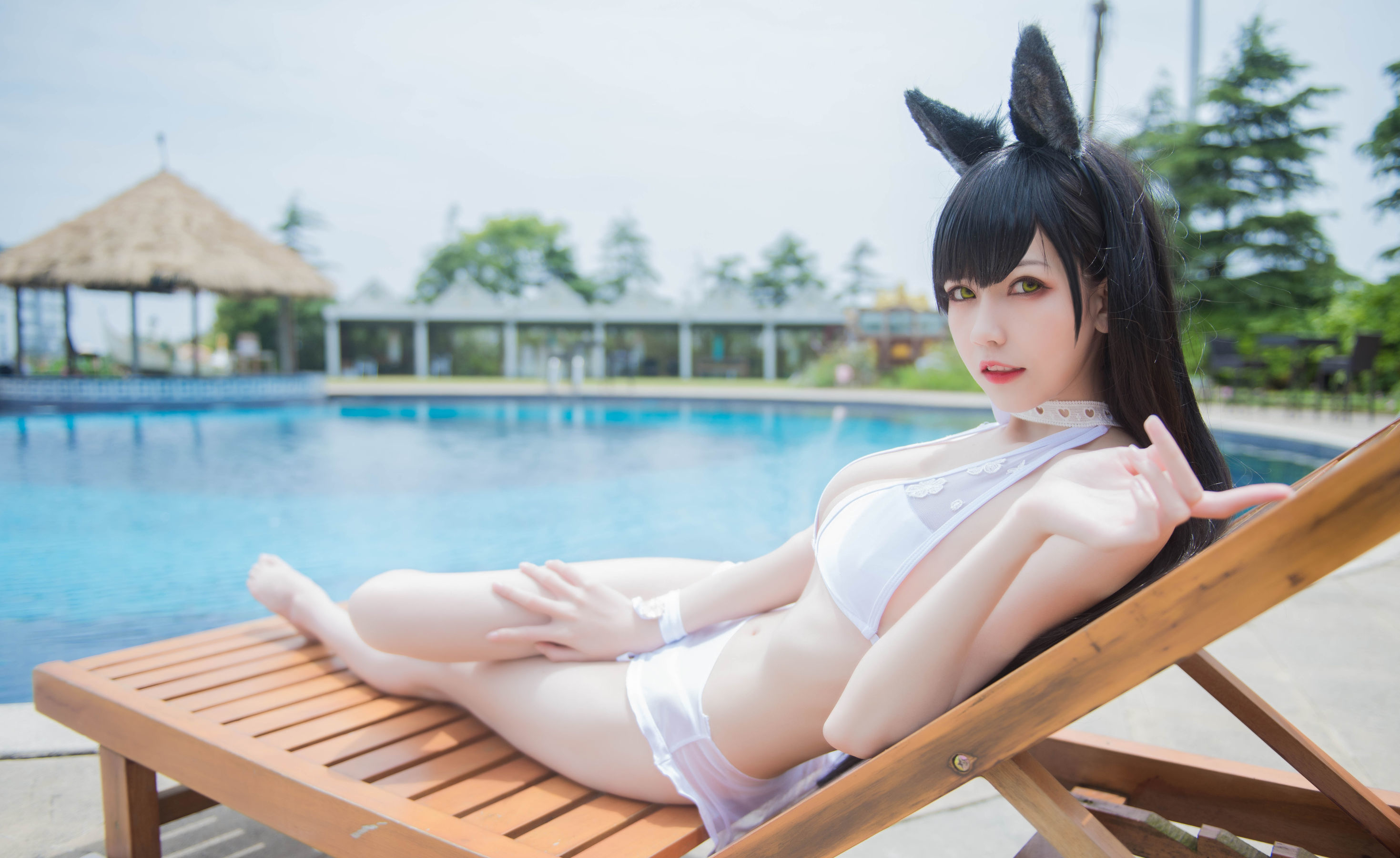 [萝莉COS] 小妖精你的负卿 - 爱宕泳装 第13张图
