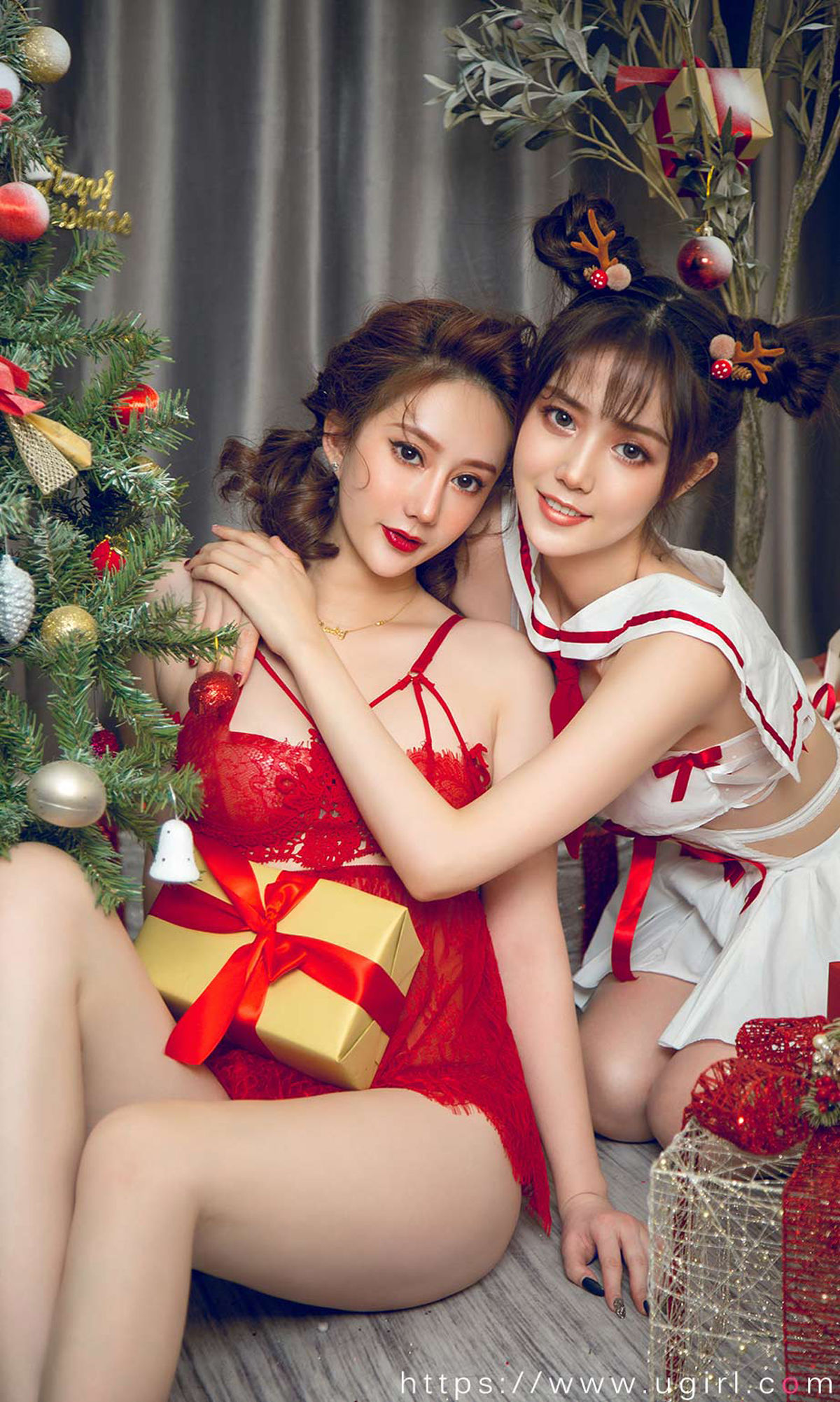 [尤果圈爱尤物] No.1680 苏小曼&唐小糖 圣诞姐妹来狂欢 第29张图