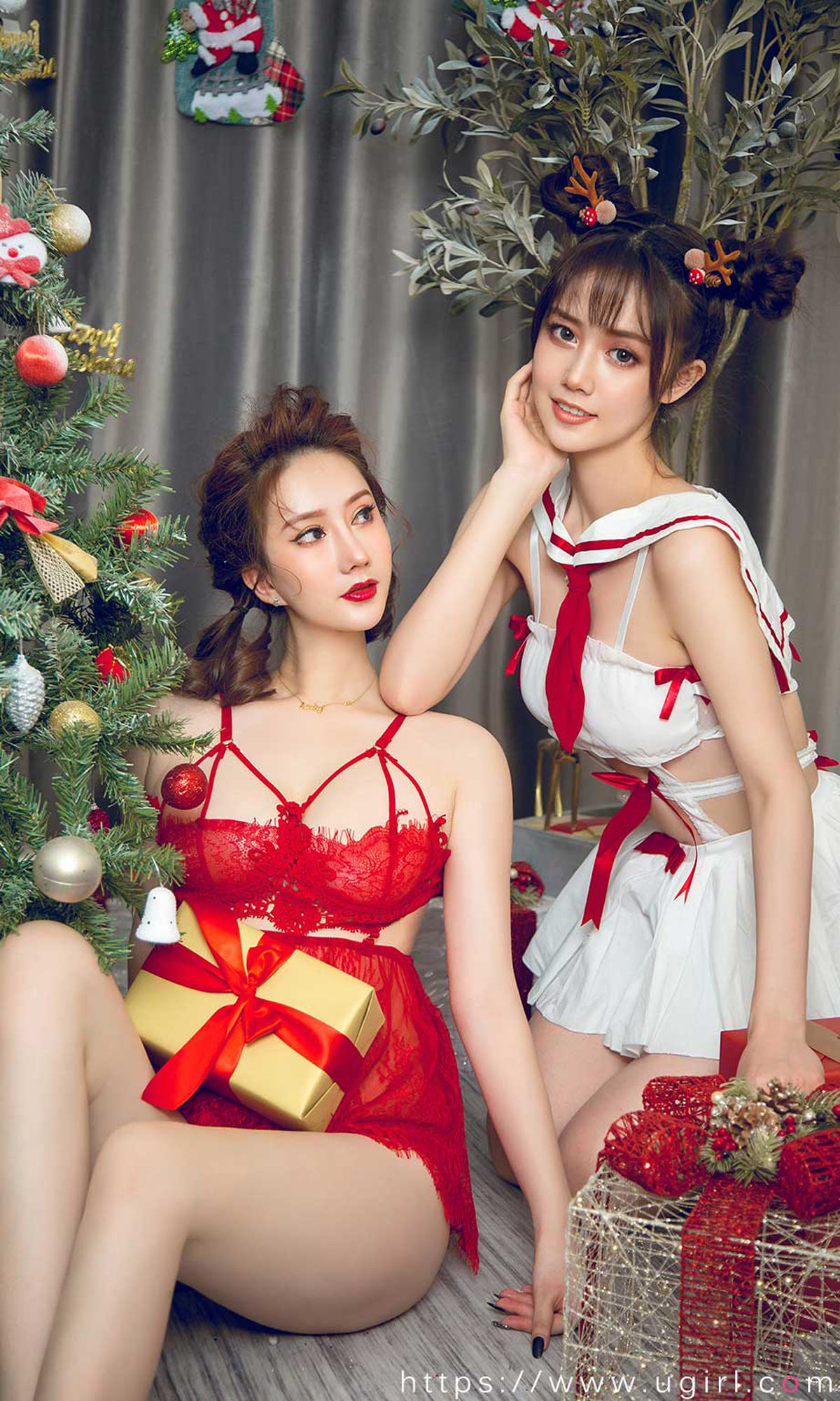 [尤果圈爱尤物] No.1680 苏小曼&唐小糖 圣诞姐妹来狂欢 第31张图