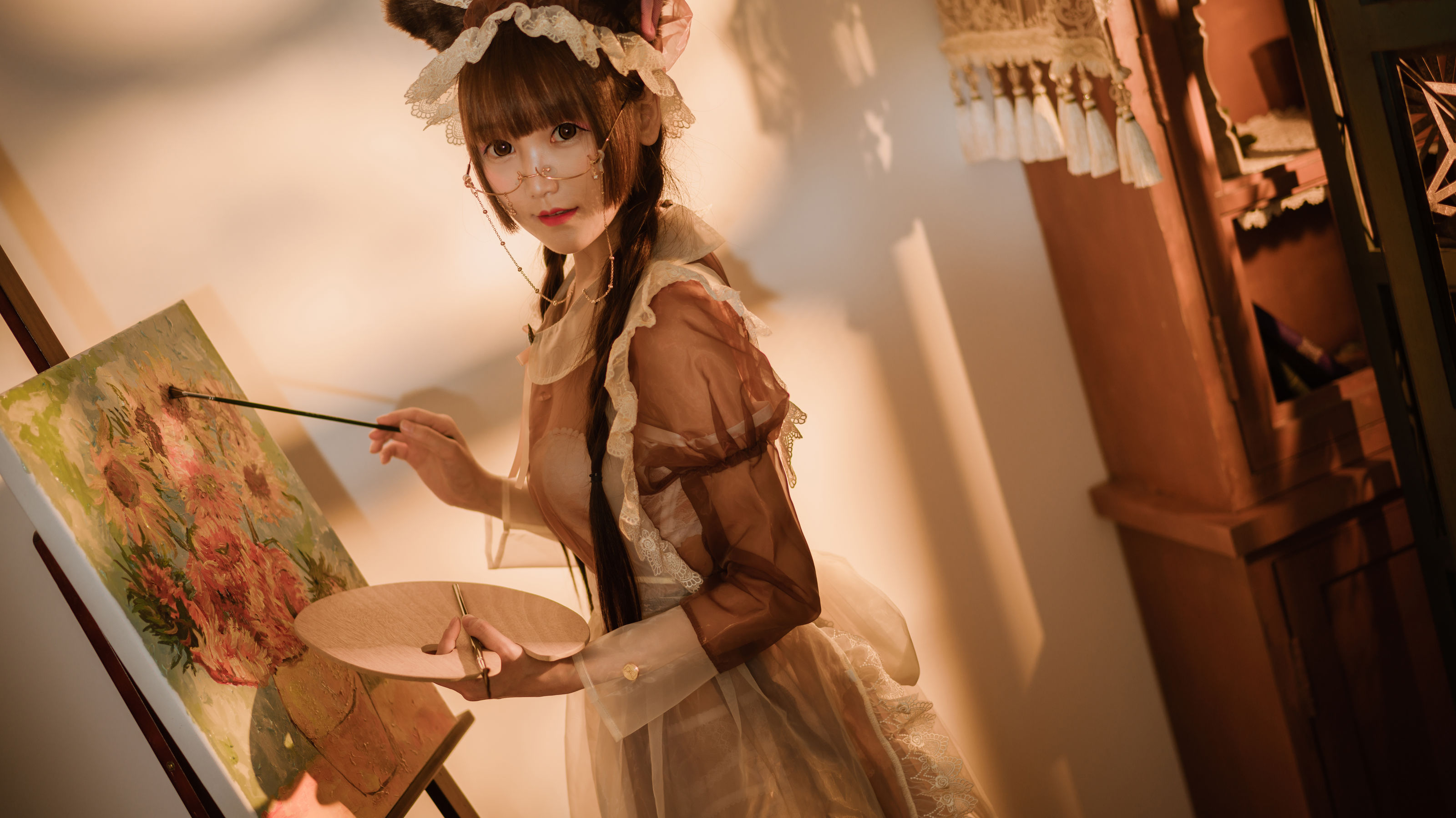 COS少女星野咪兔 透明女仆 第31张图