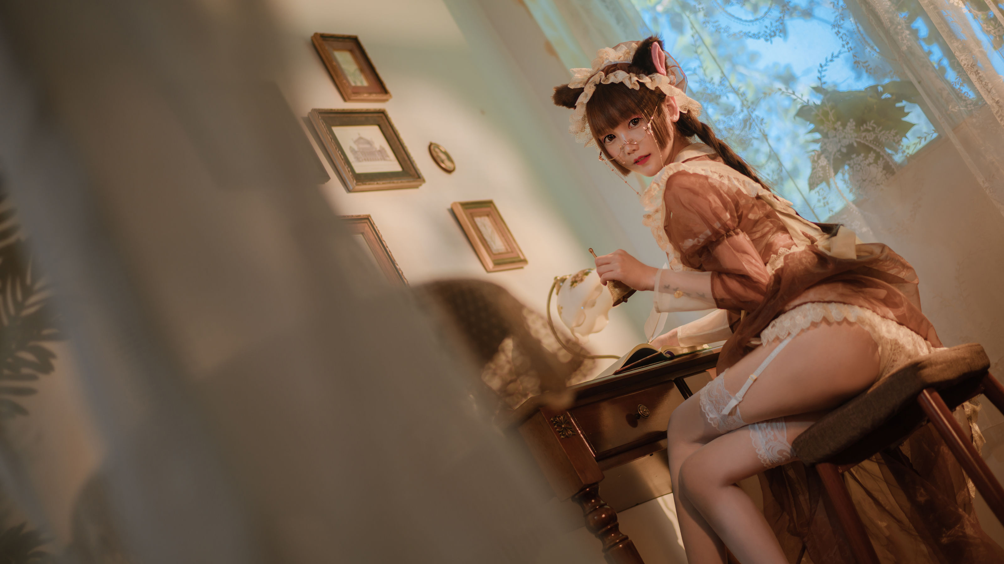 COS少女星野咪兔 透明女仆 第39张图