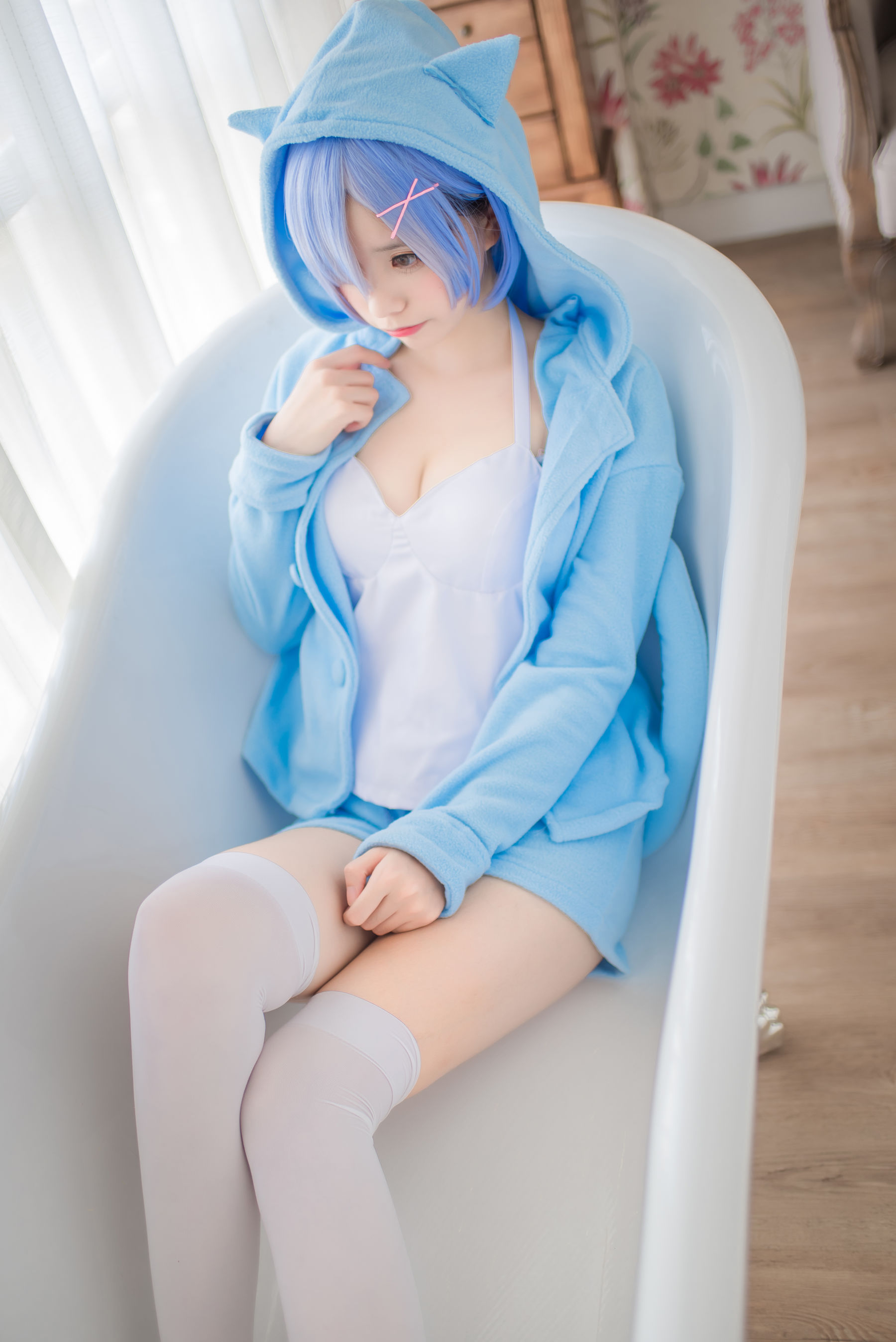萌系小野妹子w 蕾姆 蓝色精灵 第1张图