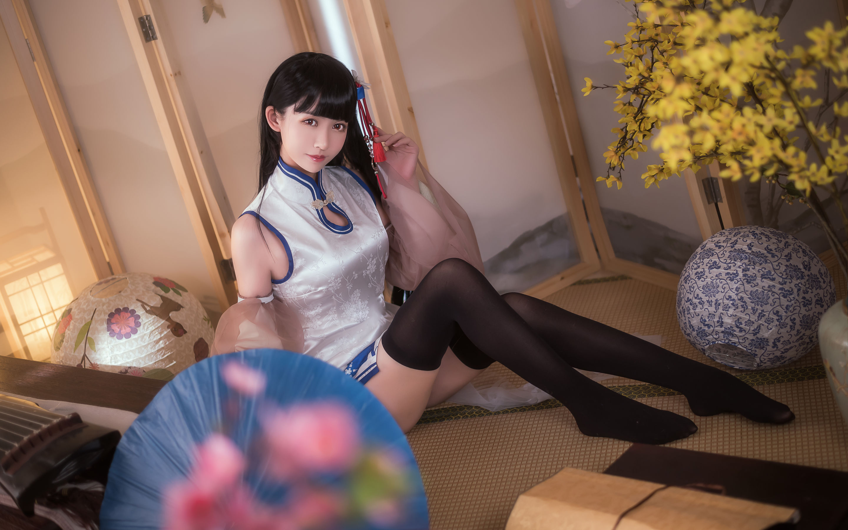 超人气Coser鳗鱼霏儿 碧蓝华裳 逸仙 第2张图