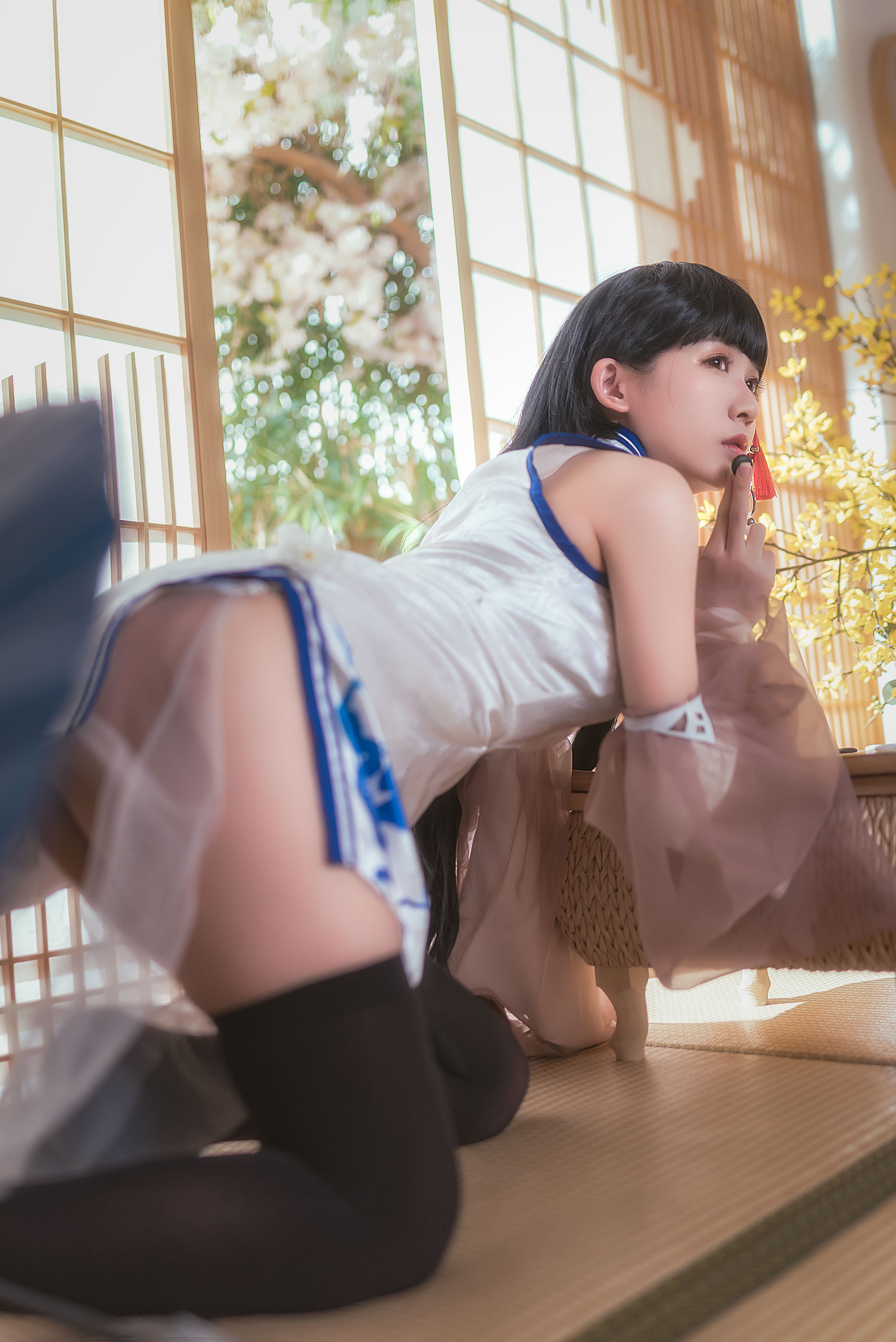 超人气Coser鳗鱼霏儿 碧蓝华裳 逸仙 第9张图