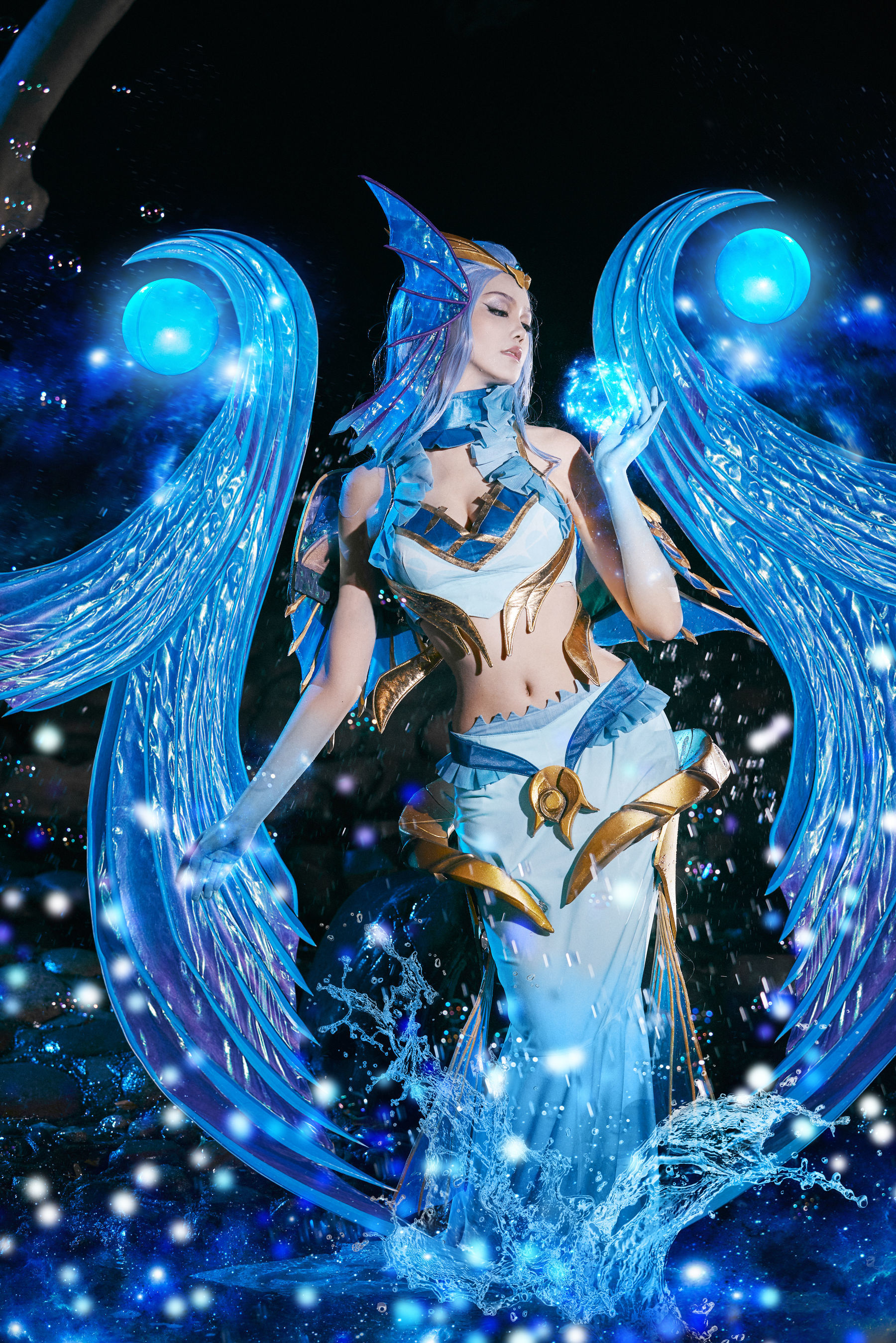 人气coser戚顾儿MIKI 王者荣耀 武则天海洋之心 第1张图