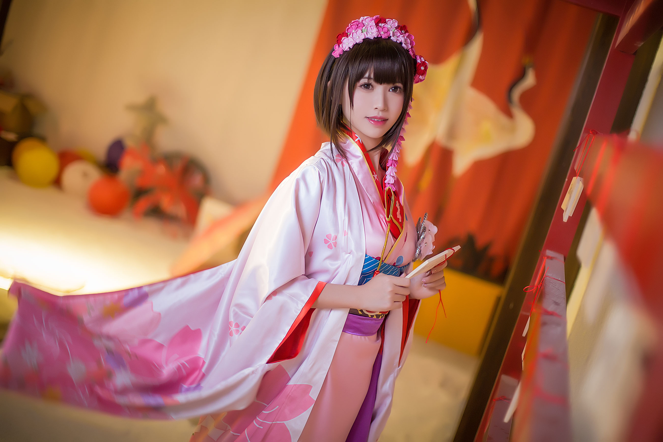 超人气Coser鳗鱼霏儿 圣人惠 和服 第3张图