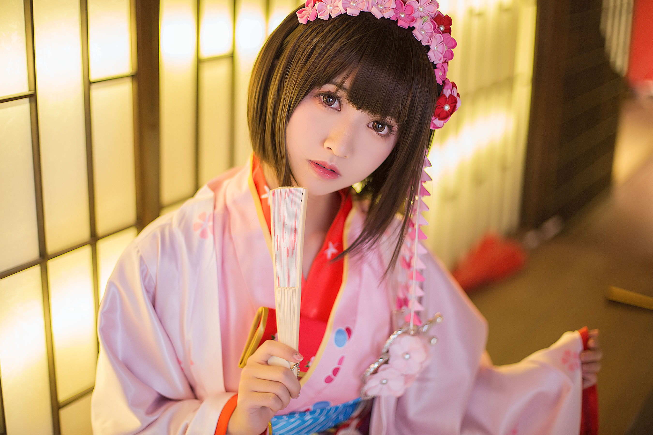 超人气Coser鳗鱼霏儿 圣人惠 和服 第4张图