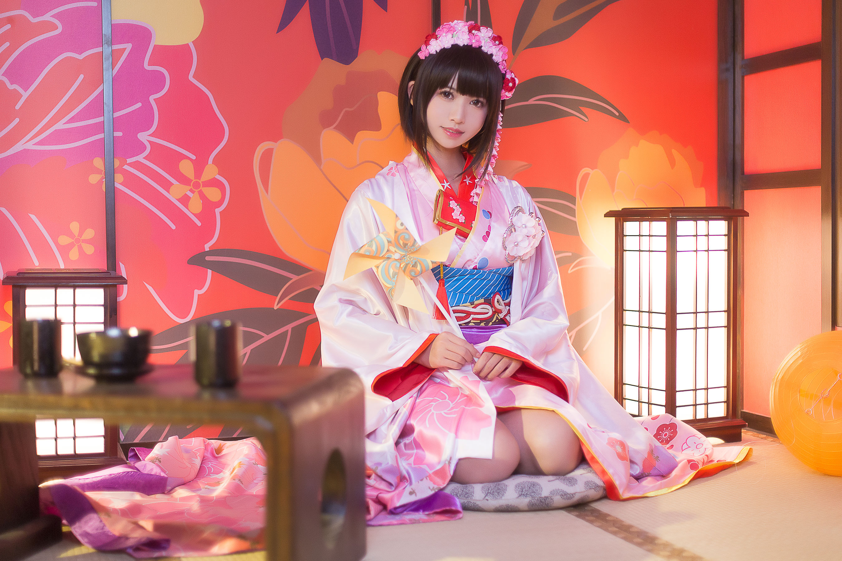 超人气Coser鳗鱼霏儿 圣人惠 和服 第7张图