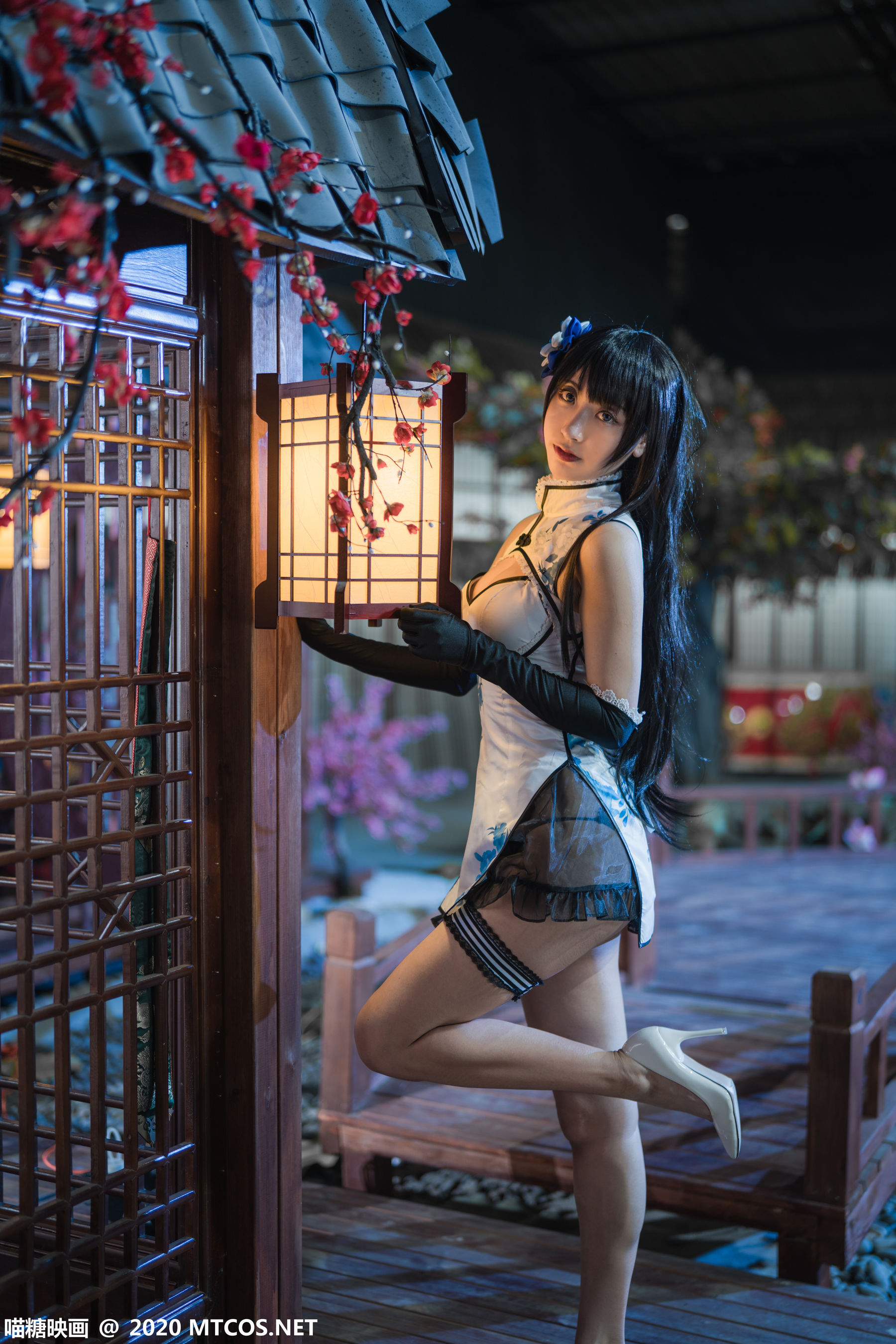 [喵糖映画] HML.014 黑川 瓶儿旗袍 第19张图