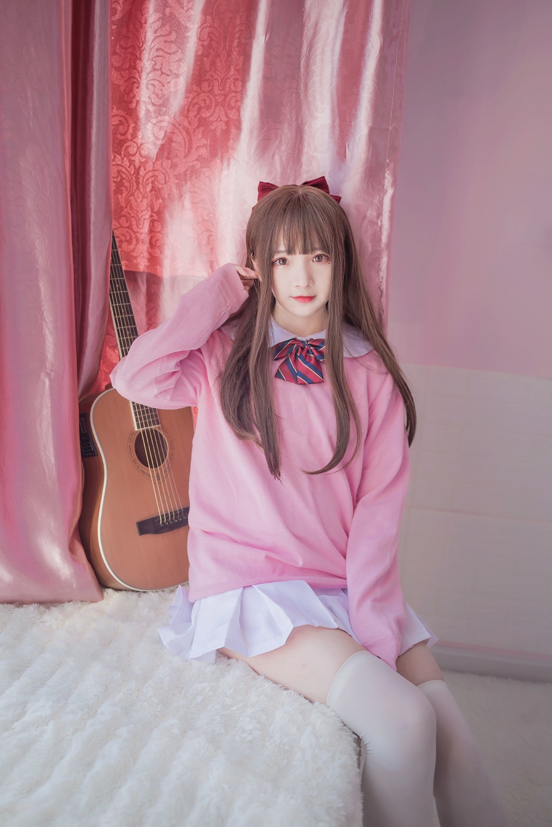 [COS福利] 二次元美女古川kagura - 粉色JK 第11张图