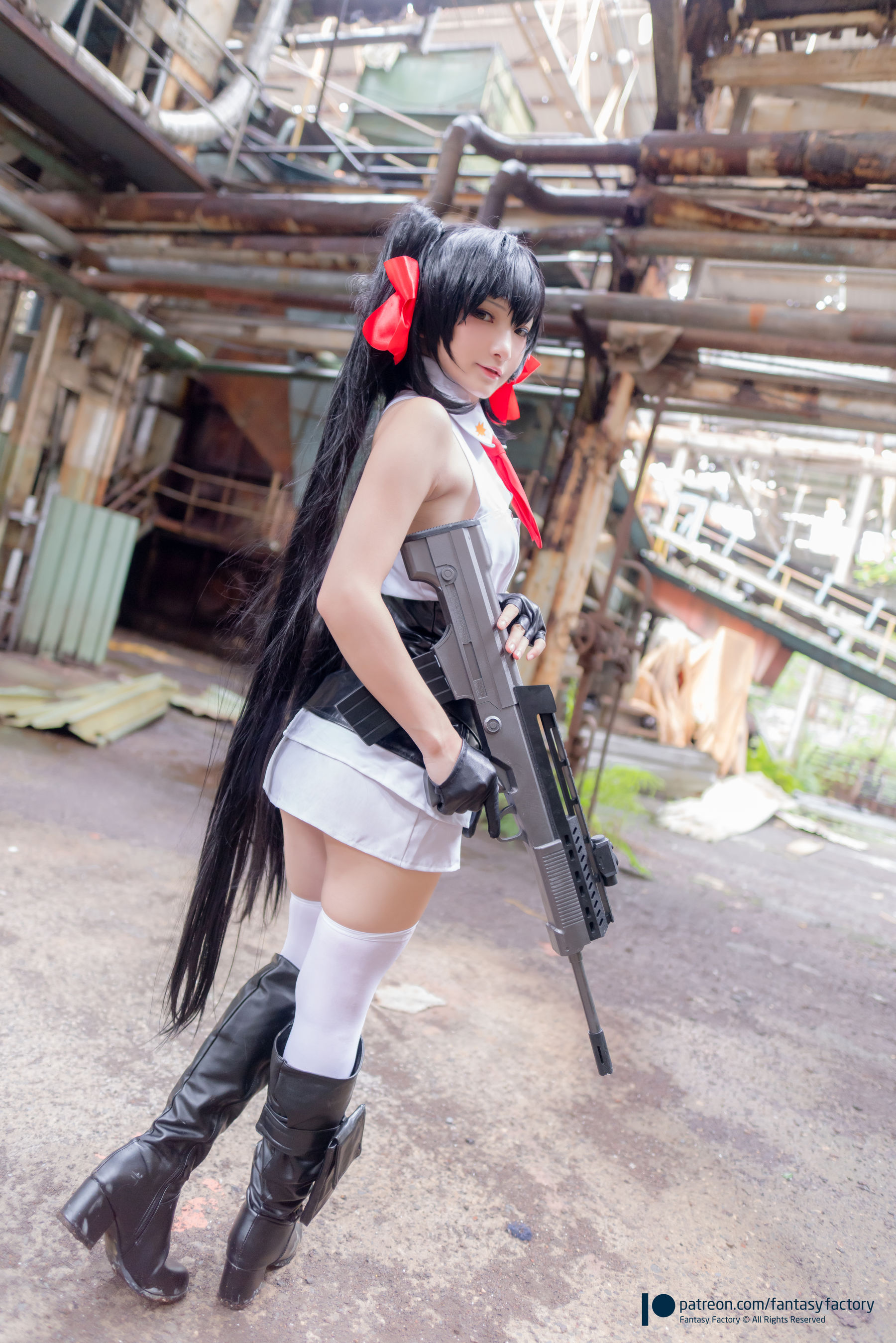 [Cosplay写真] 小丁 《Fantasy Factory》 - 2019.08 水底 黑丝 邻家少女 第46张图