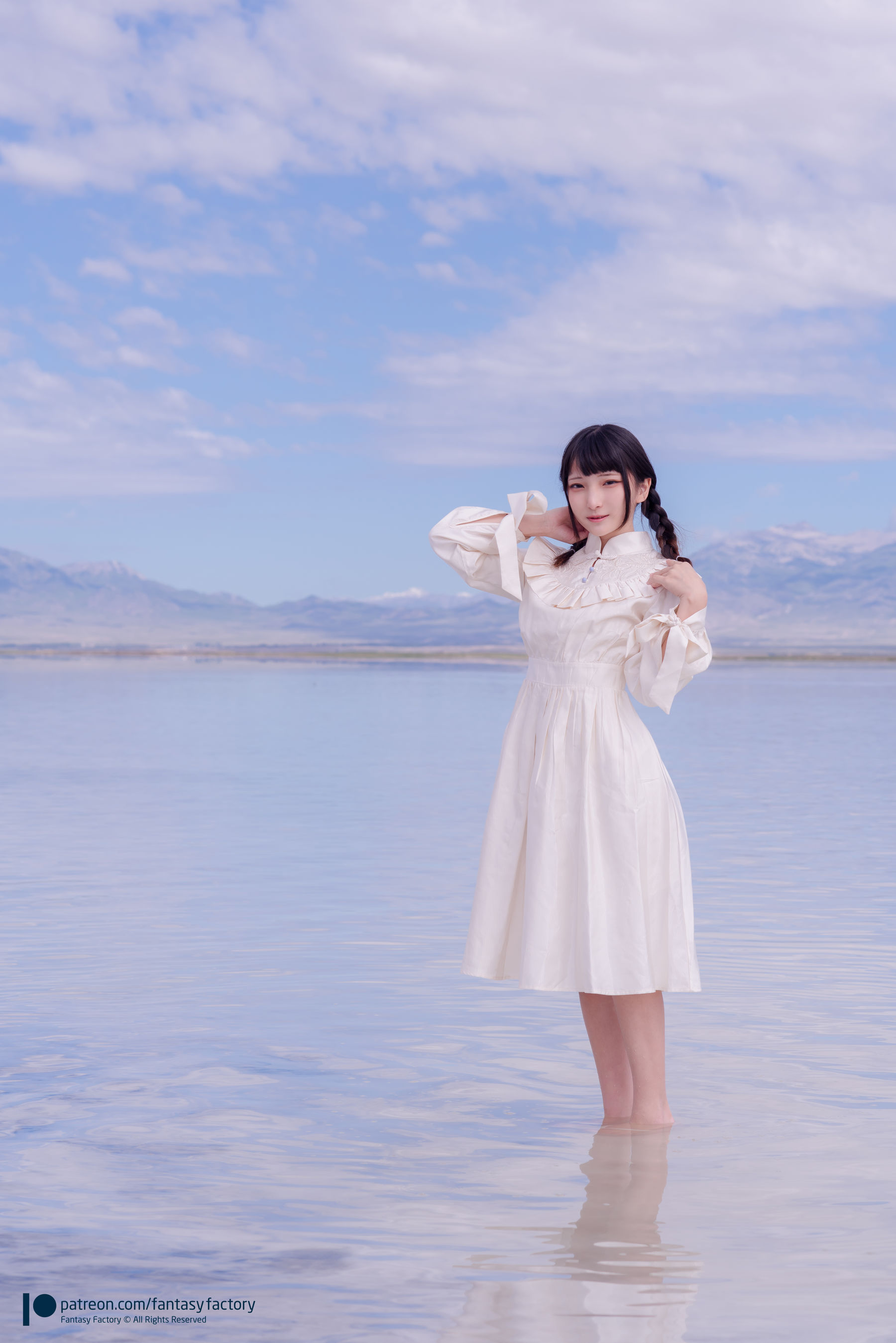 [Cosplay写真] 小丁 《Fantasy Factory》 - 2019.08 水底 黑丝 邻家少女 第69张图