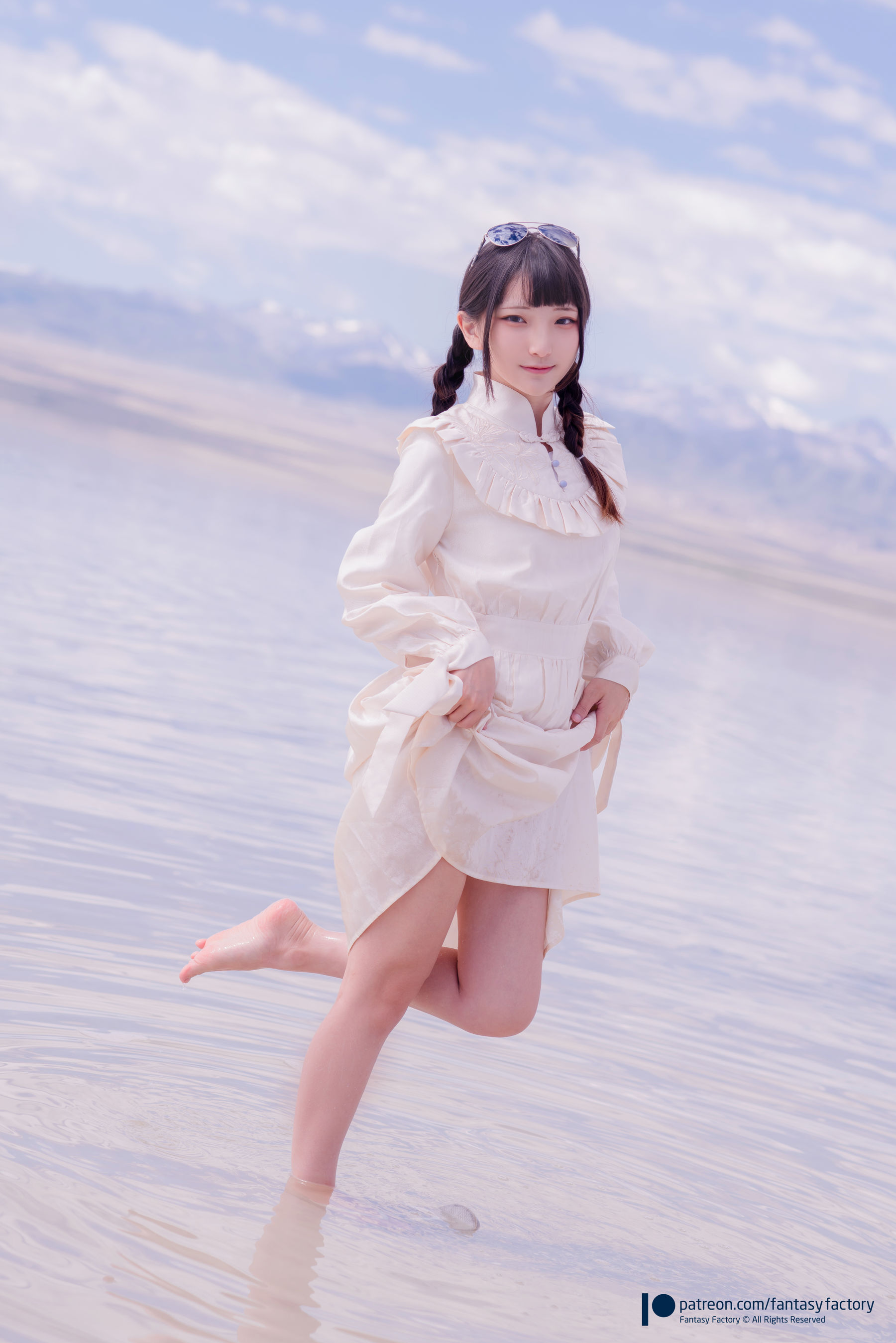 [Cosplay写真] 小丁 《Fantasy Factory》 - 2019.08 水底 黑丝 邻家少女 第76张图
