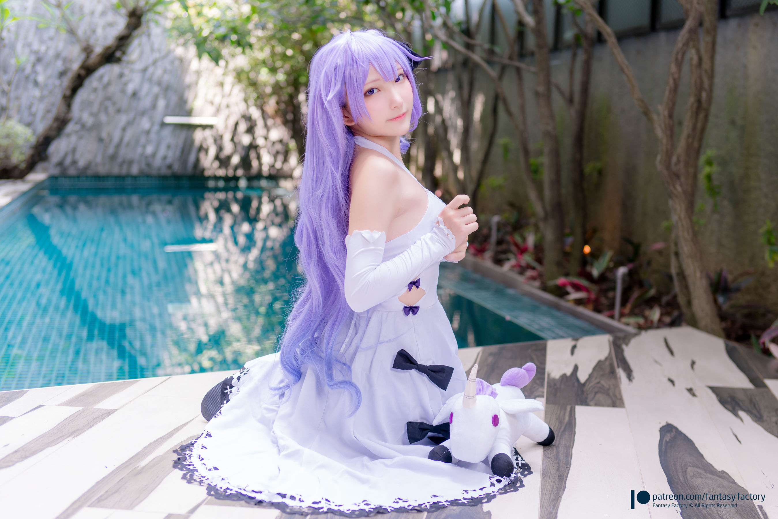 [Cosplay写真] 小丁 《Fantasy Factory》 - 2019.08 水底 黑丝 邻家少女 第78张图