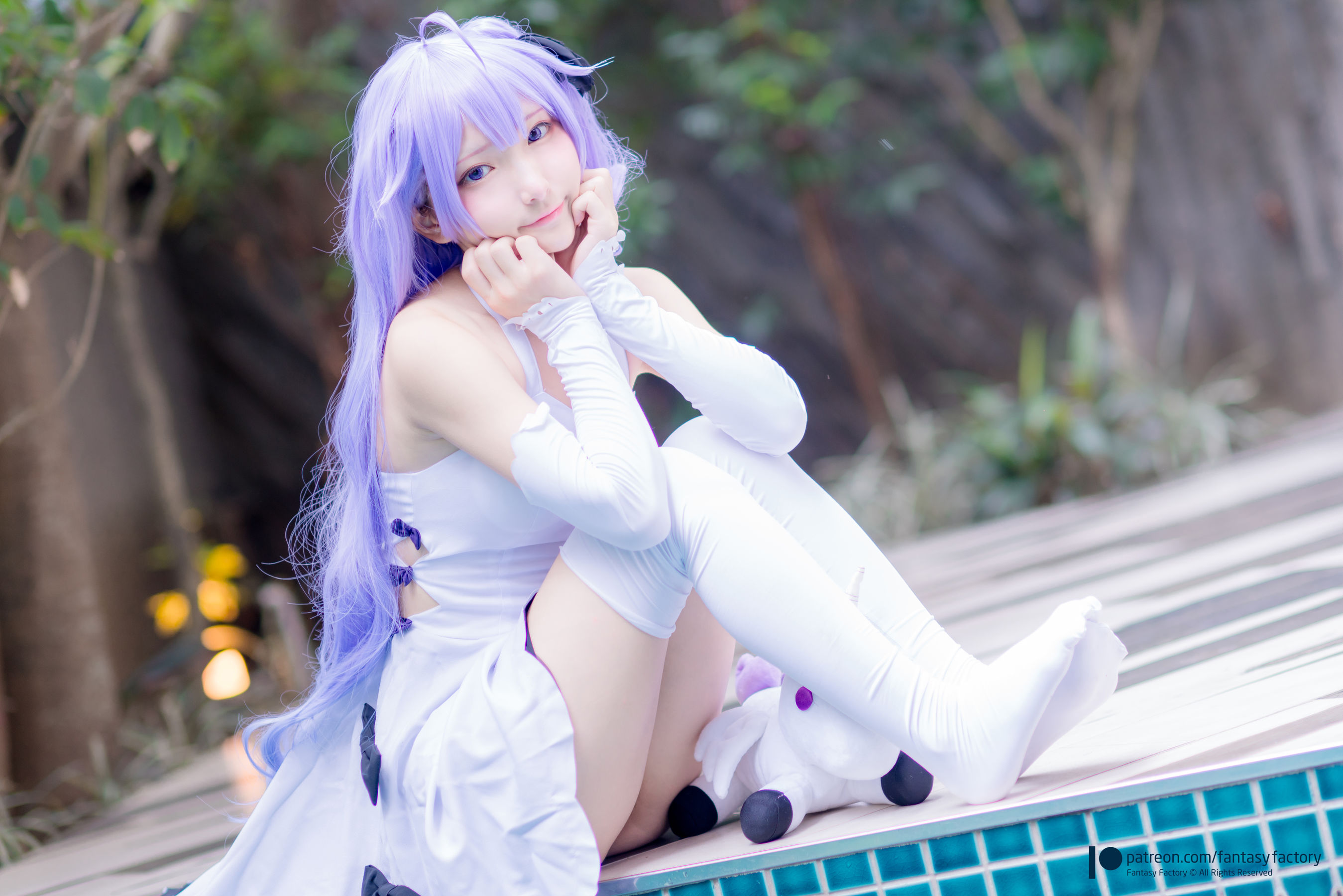 [Cosplay写真] 小丁 《Fantasy Factory》 - 2019.08 水底 黑丝 邻家少女 第81张图
