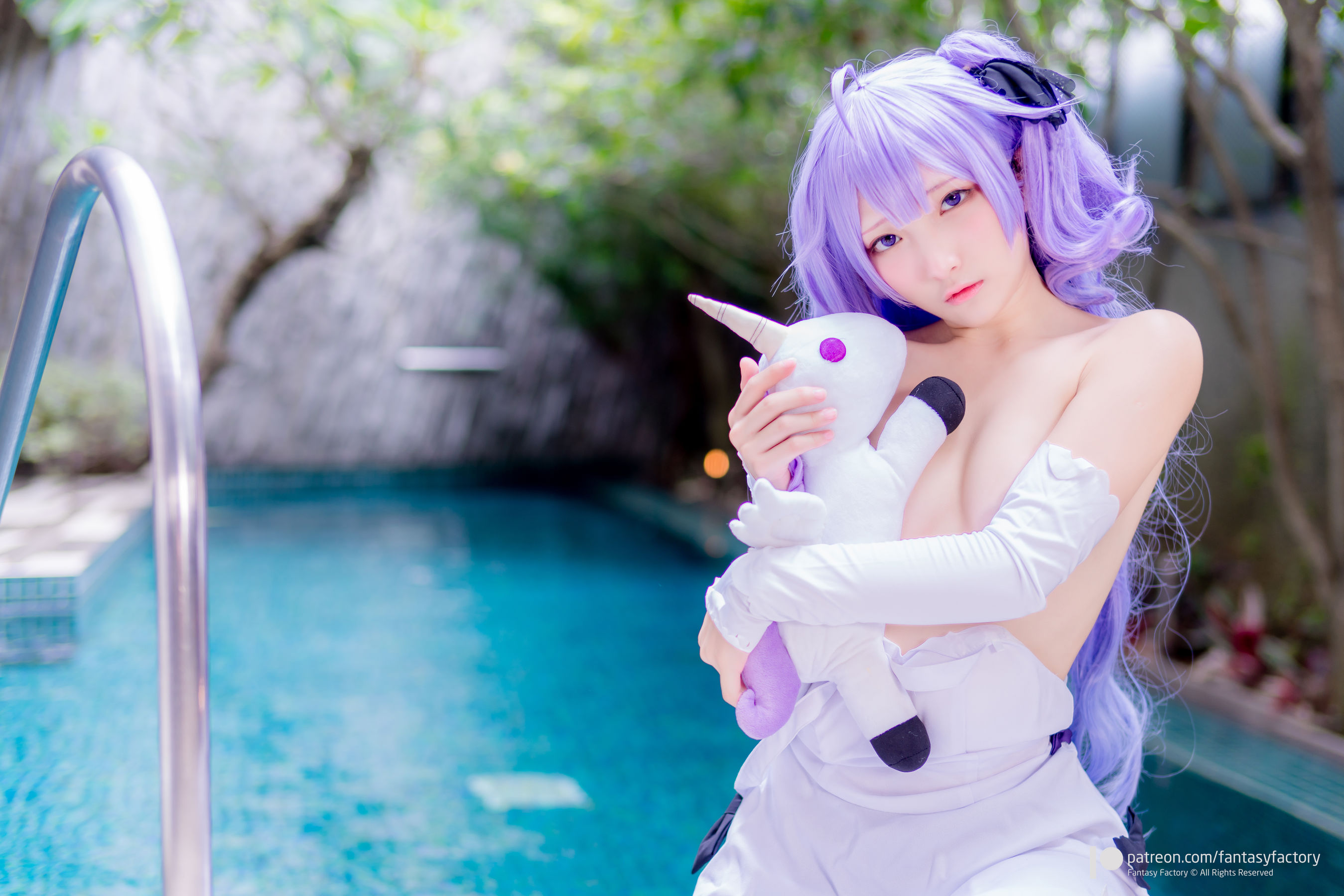 [Cosplay写真] 小丁 《Fantasy Factory》 - 2019.08 水底 黑丝 邻家少女 第83张图