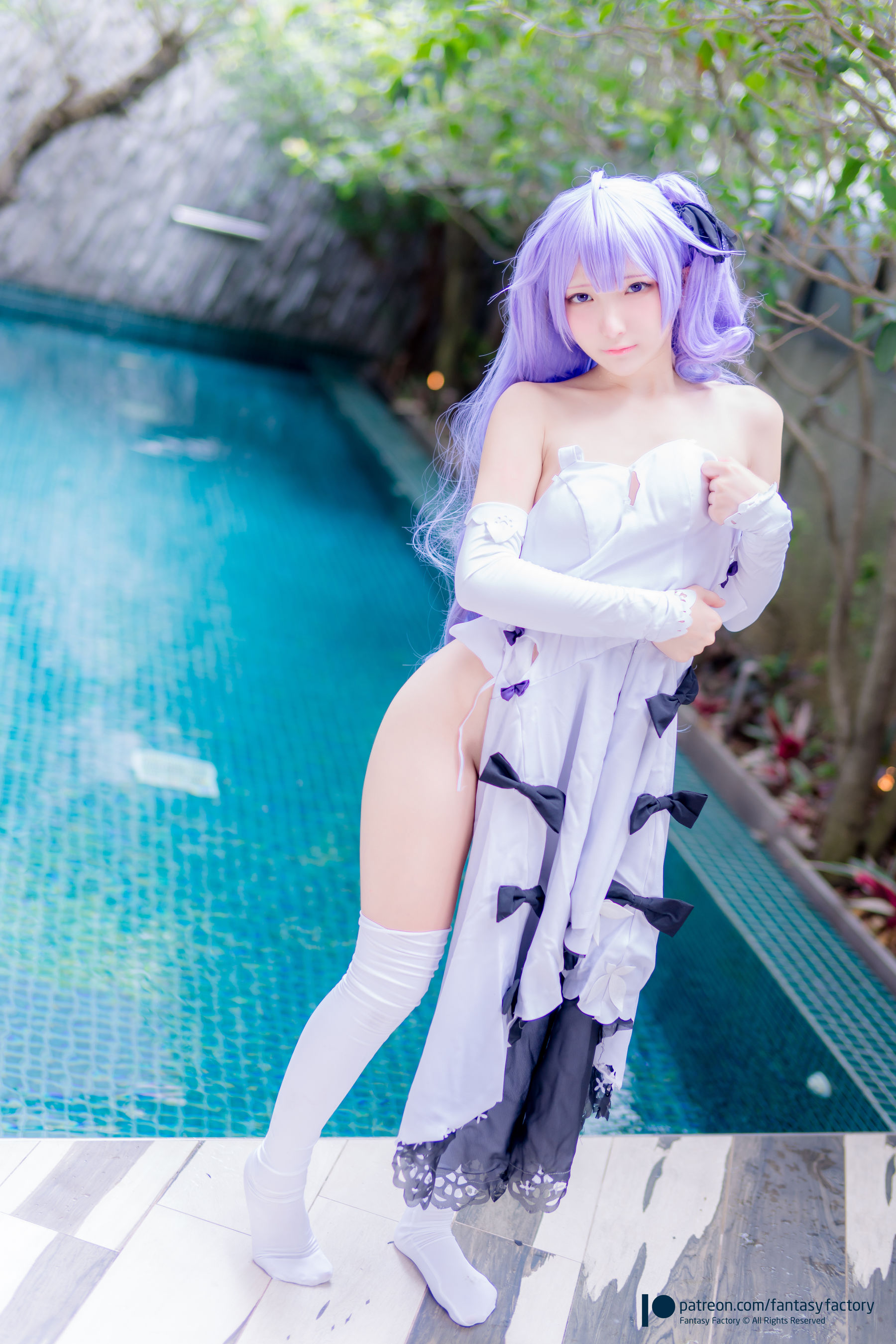 [Cosplay写真] 小丁 《Fantasy Factory》 - 2019.08 水底 黑丝 邻家少女 第85张图
