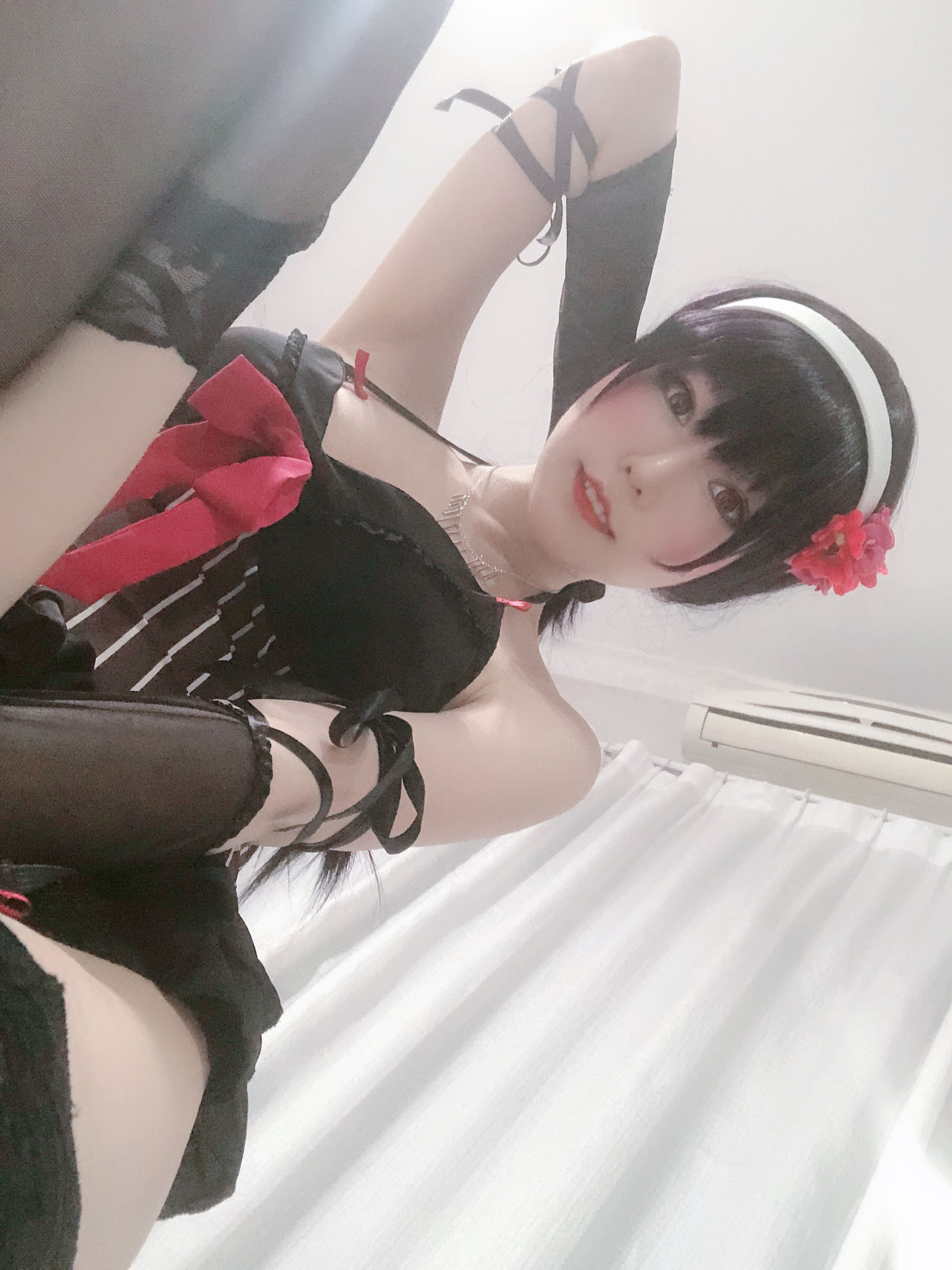 [Cosplay写真] 香草喵露露 - 诗羽学姐睡衣 第15张图