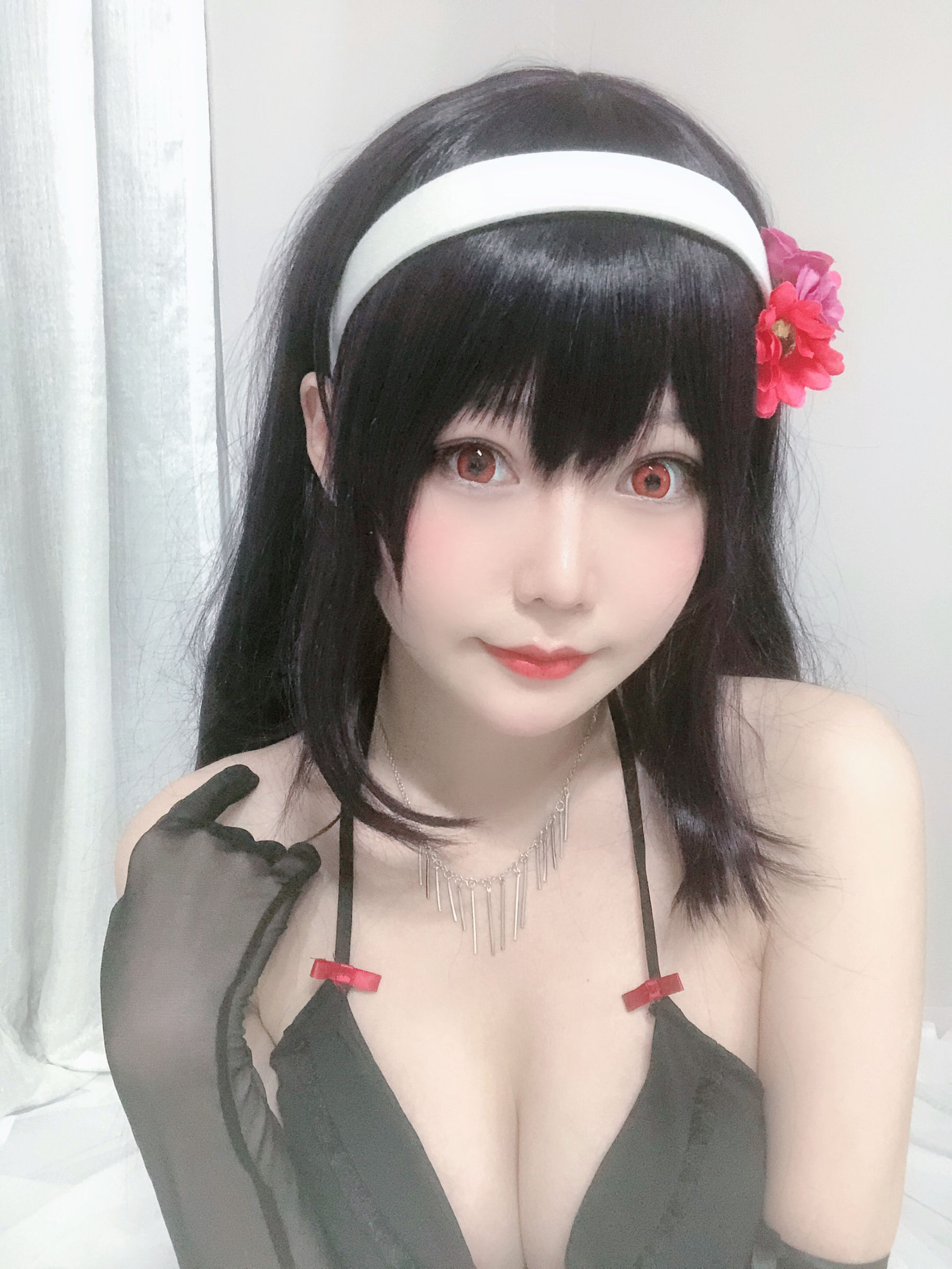[Cosplay写真] 香草喵露露 - 诗羽学姐睡衣 第27张图