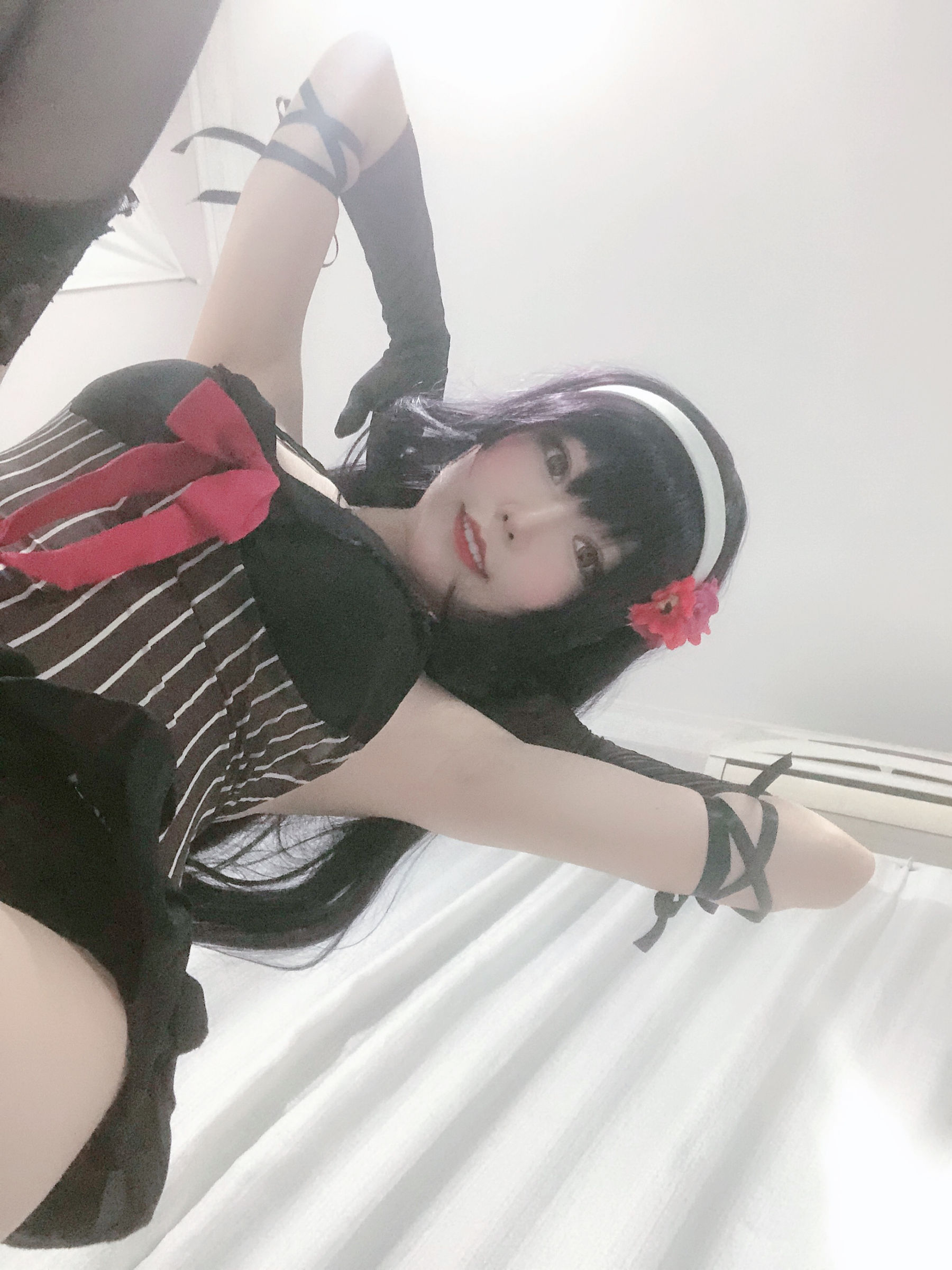 [Cosplay写真] 香草喵露露 - 诗羽学姐睡衣 第35张图
