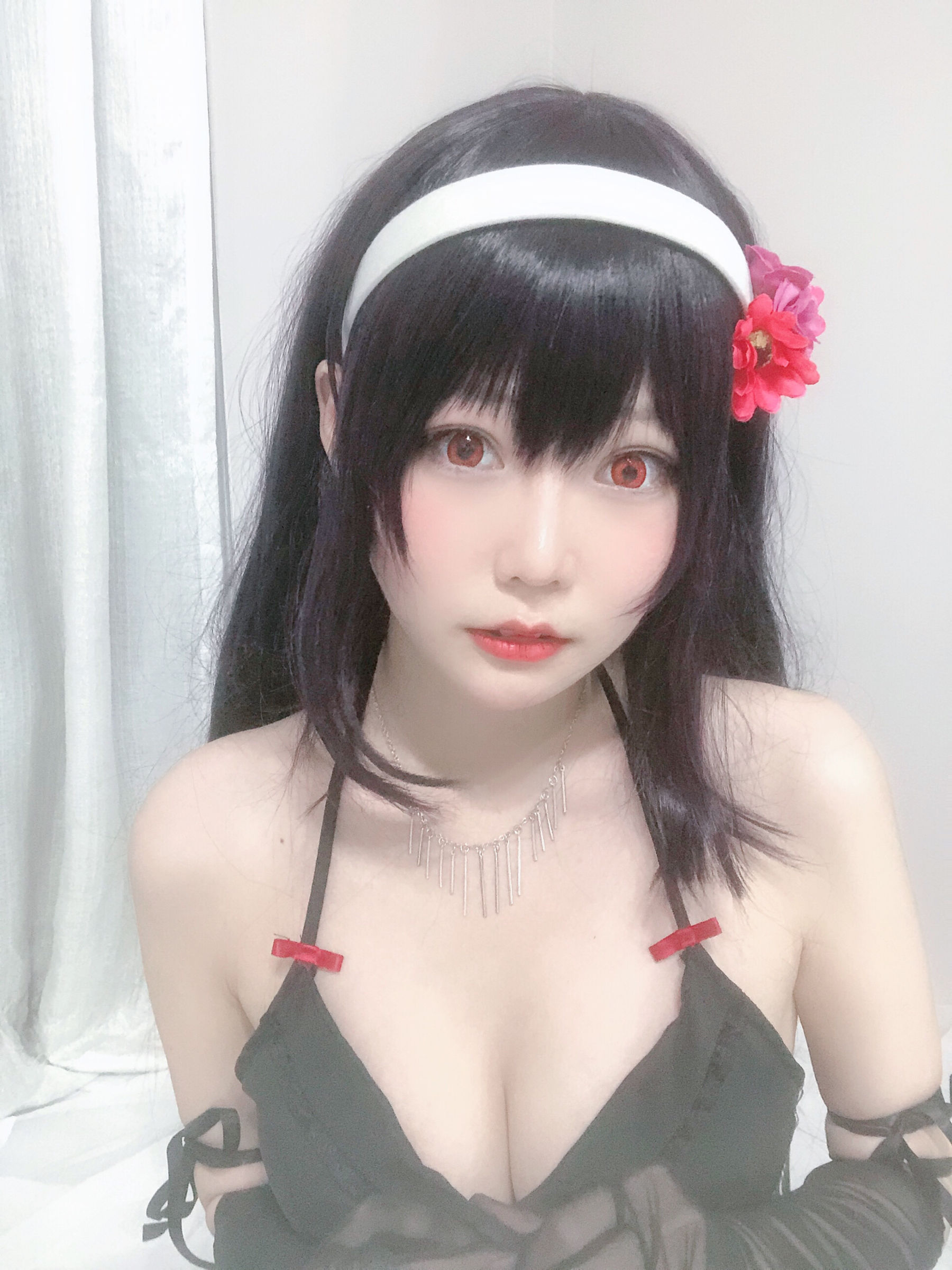 [Cosplay写真] 香草喵露露 - 诗羽学姐睡衣 第42张图