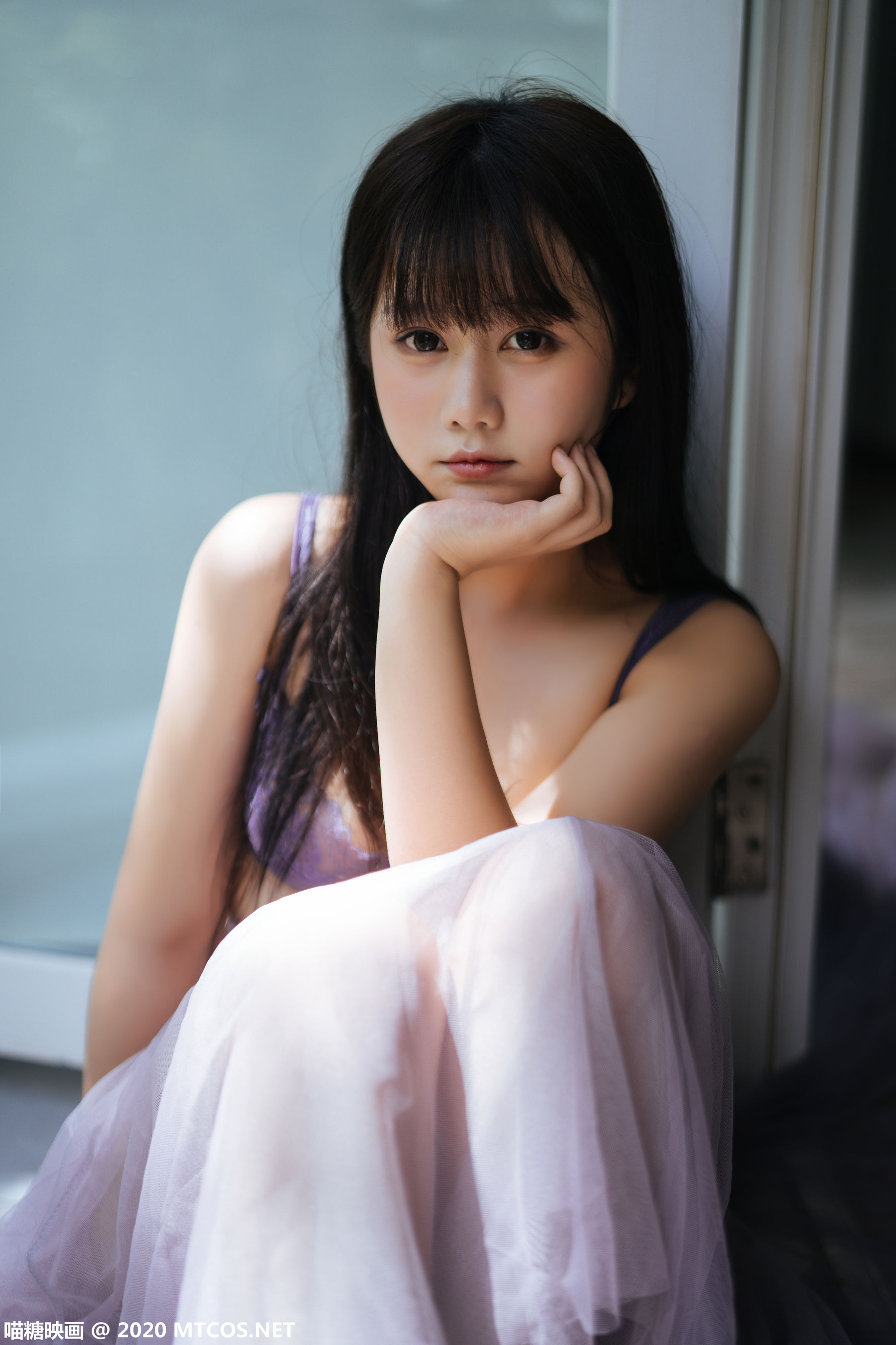 [喵糖映画] VOL.309 镜酱 蓝蝶静夏 第22张图