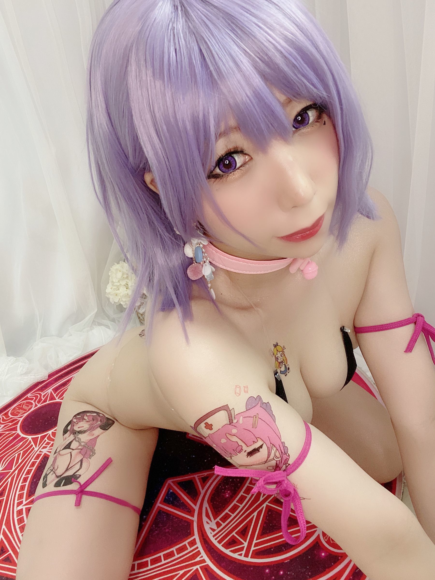 [网红COSER] 二次元巨乳美女鹿野希 - 淫纹姬 第49张图