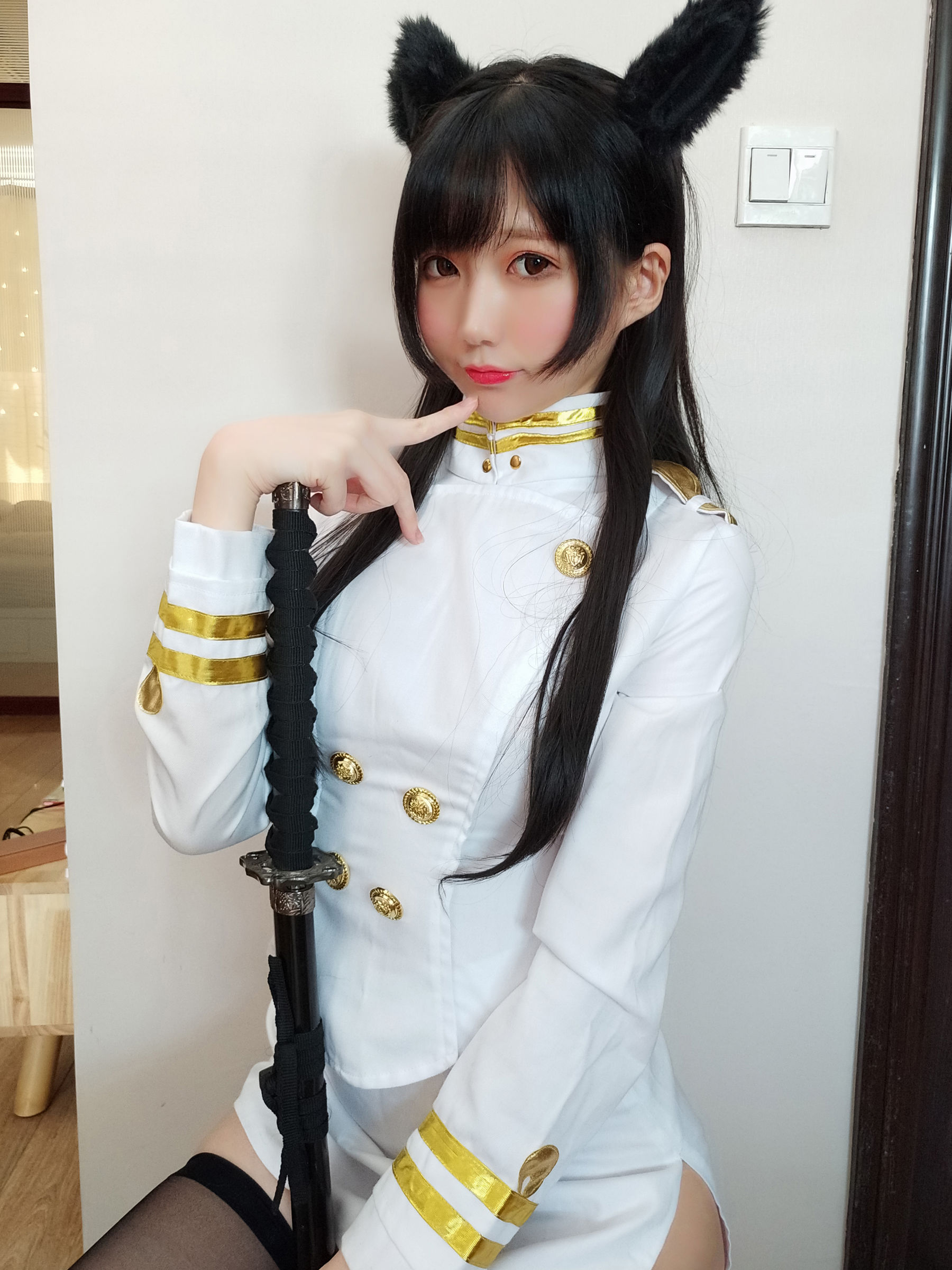 [Cosplay] NAGISA魔物喵[fantia] - 戦損愛宕 第1张图