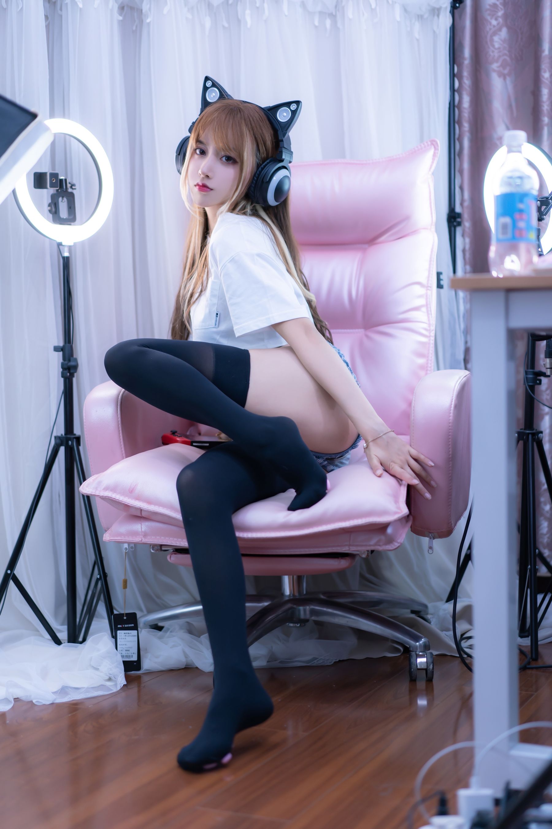 [Cosplay] 斗鱼米线线sama - 电竞猫咪 第16张图