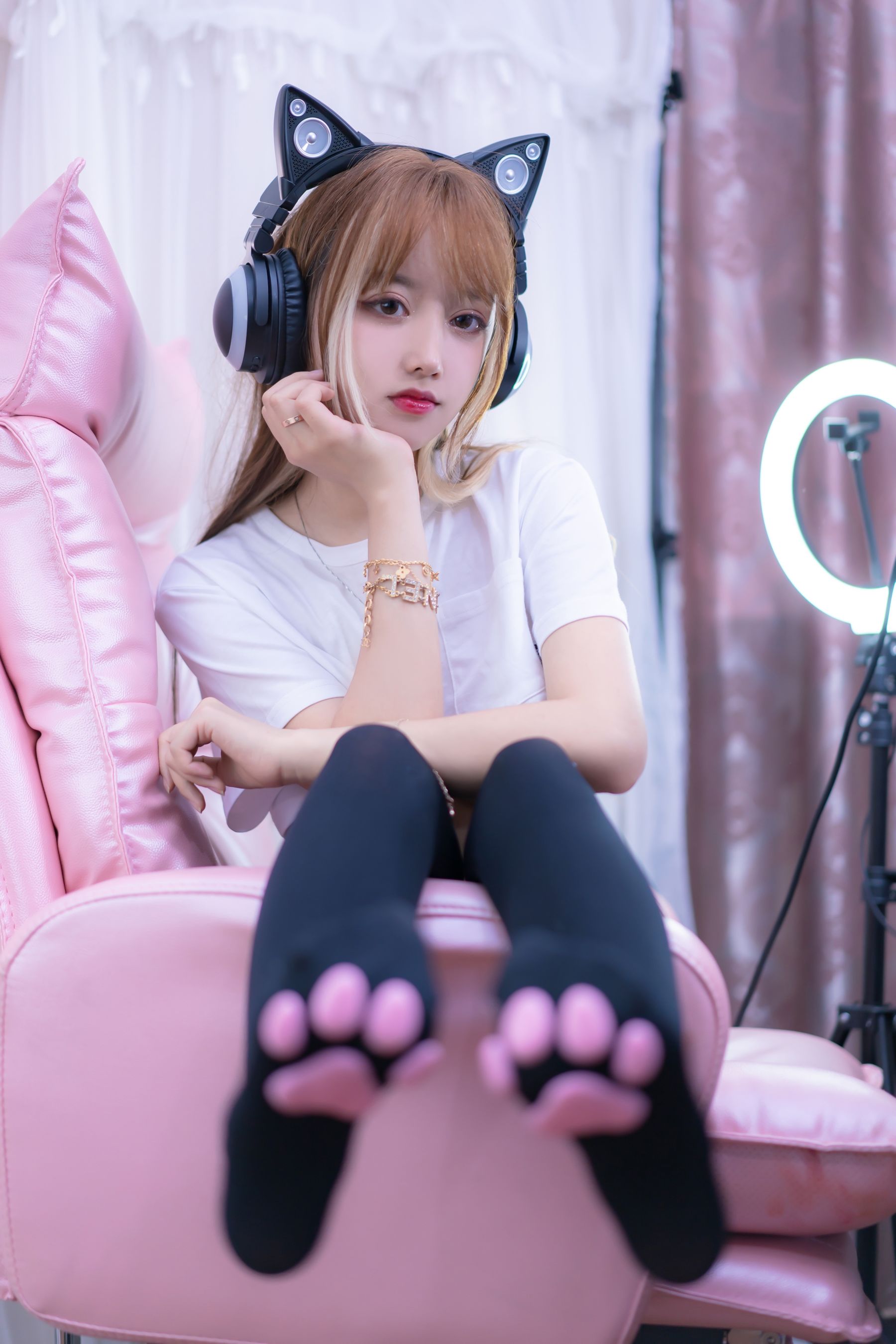 [Cosplay] 斗鱼米线线sama - 电竞猫咪 第60张图