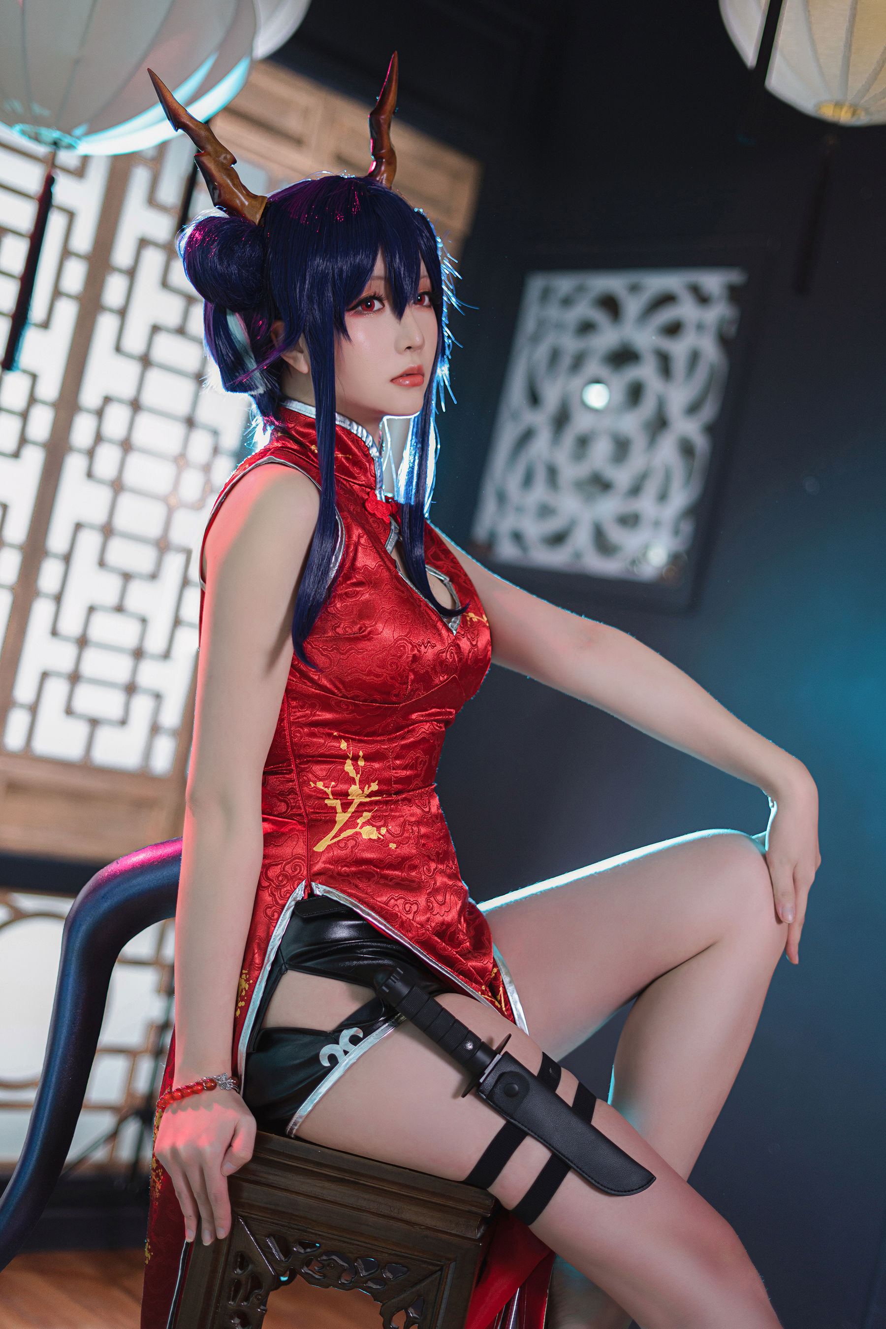 [COS福利] Coser小姐姐星之迟迟 - 明日方舟《陈》 第9张图