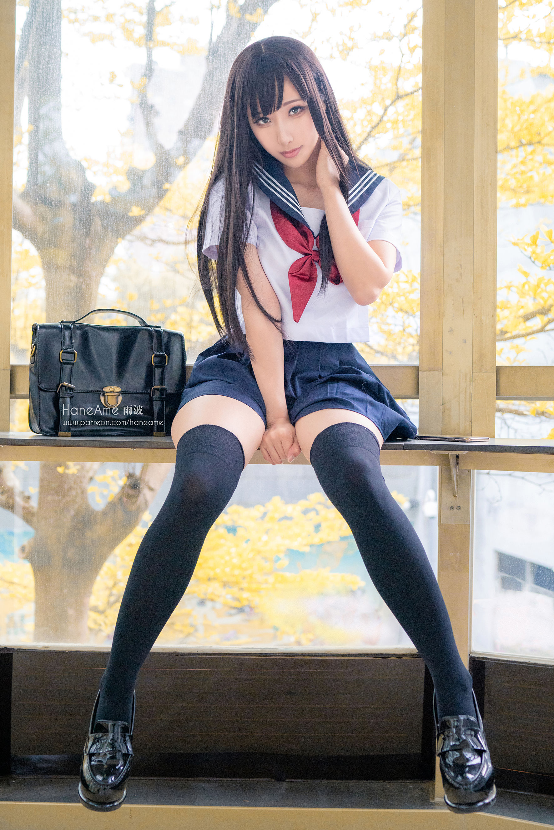 [COS福利] Hane Ame 雨波写真 - JK 第12张图