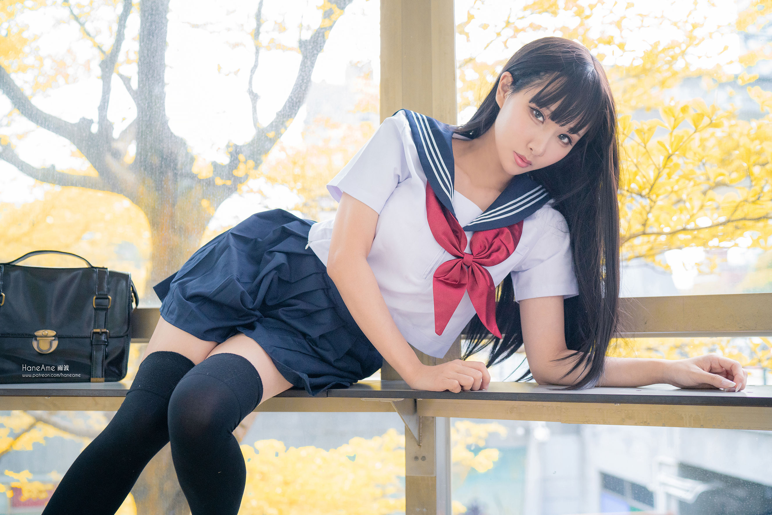 [COS福利] Hane Ame 雨波写真 - JK 第13张图