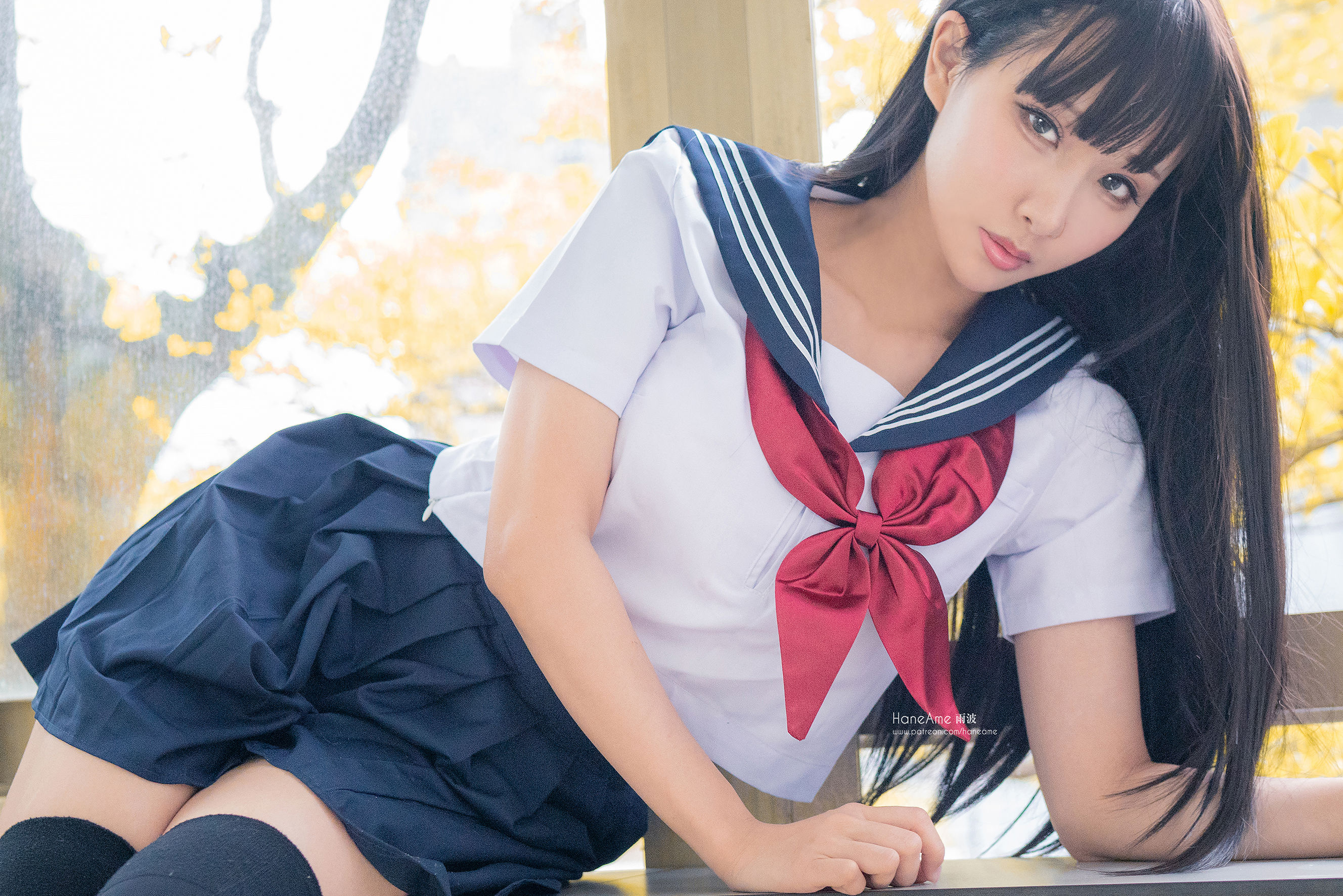 [COS福利] Hane Ame 雨波写真 - JK 第14张图