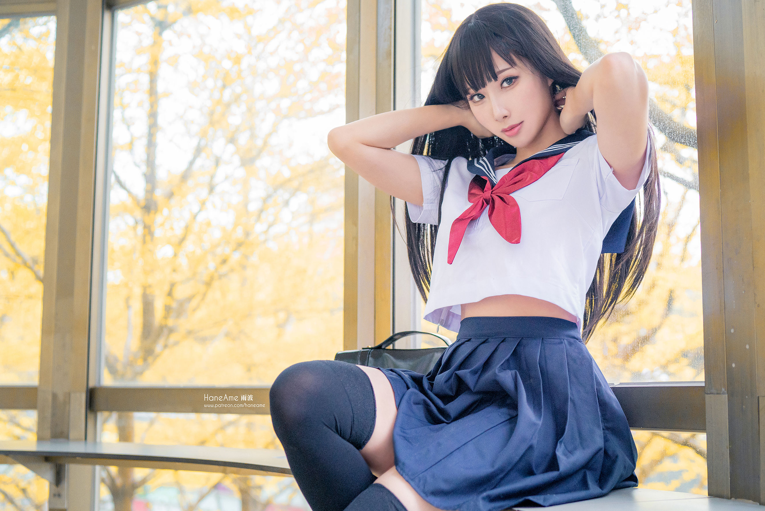 [COS福利] Hane Ame 雨波写真 - JK 第16张图