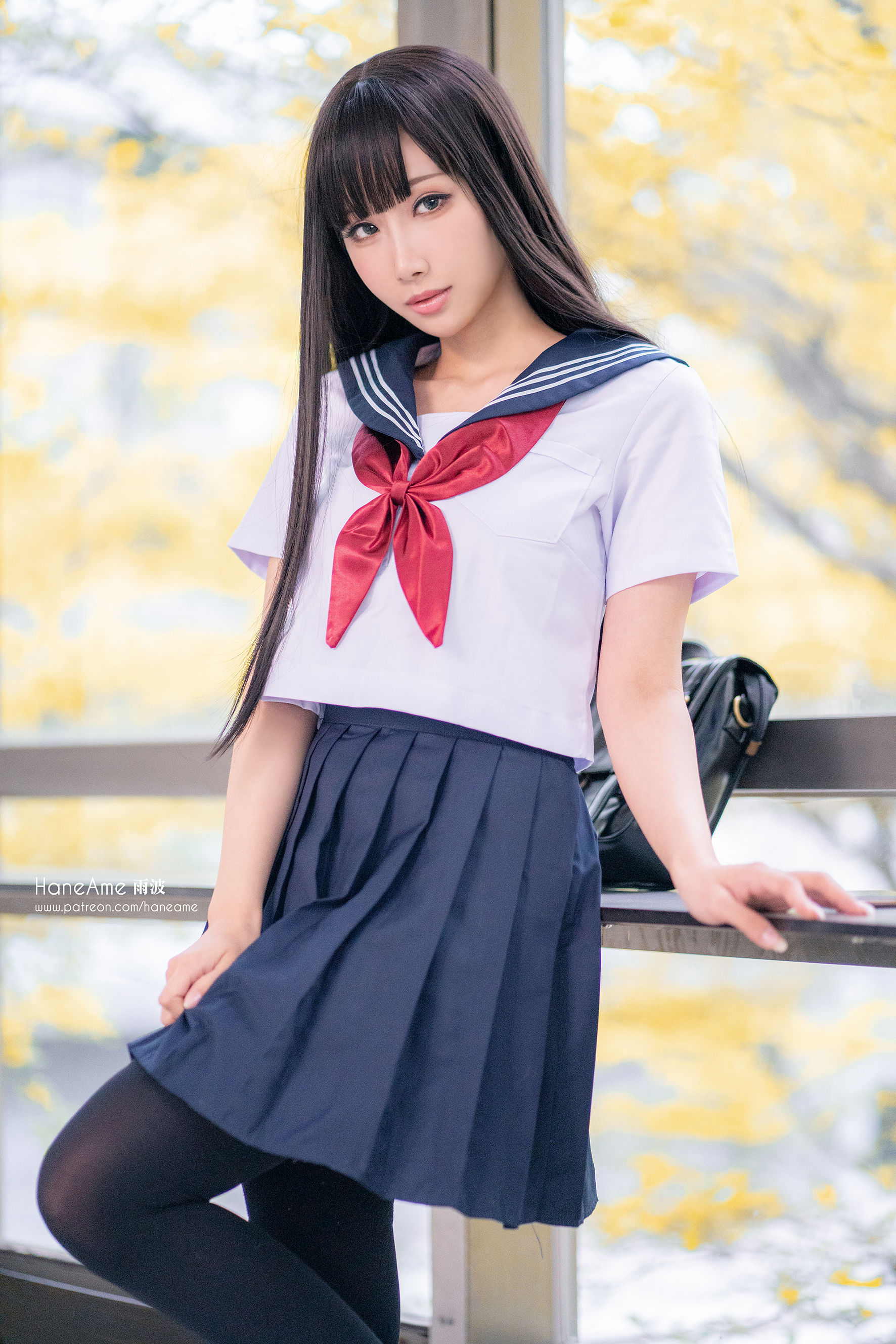 [COS福利] Hane Ame 雨波写真 - JK 第5张图