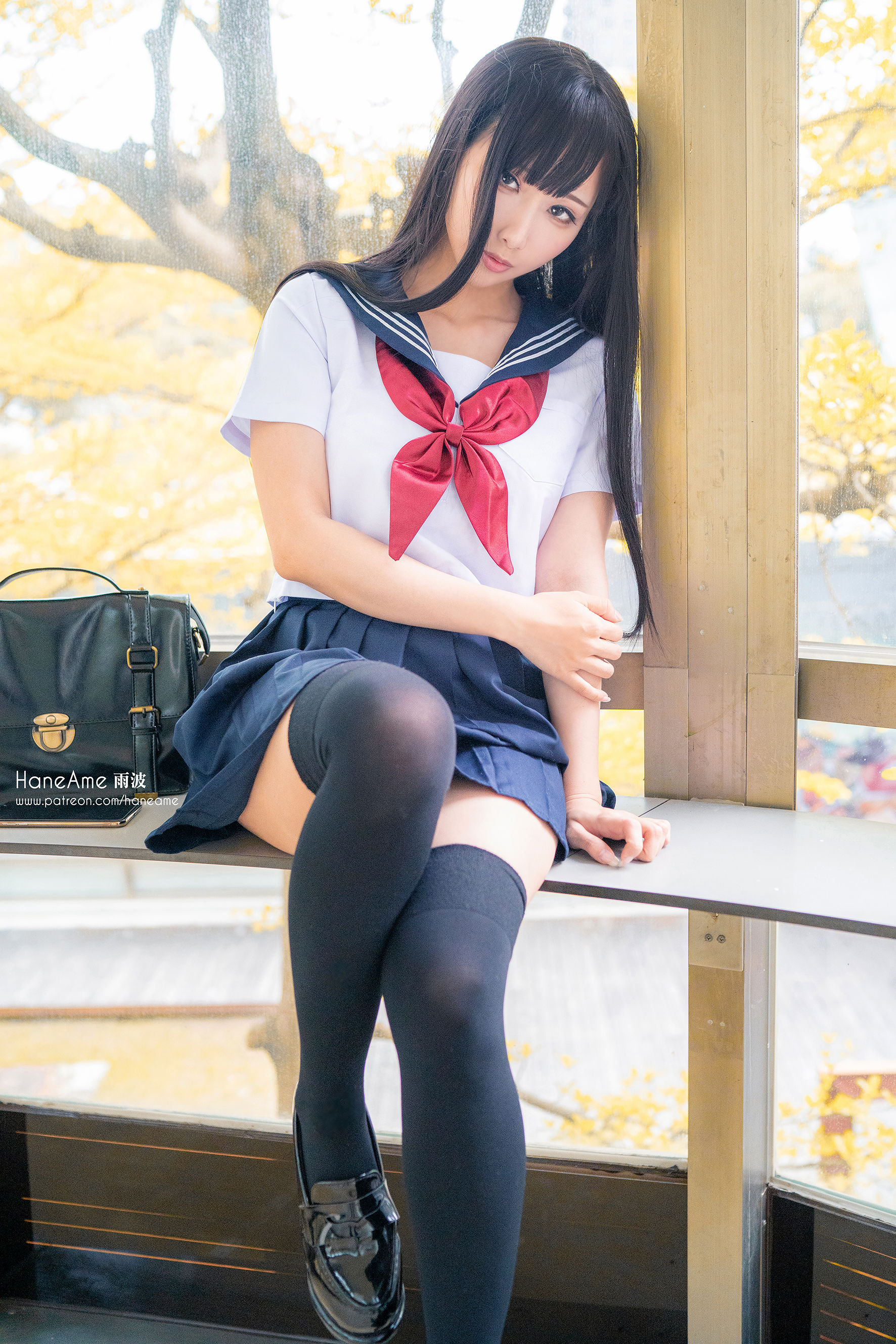 [COS福利] Hane Ame 雨波写真 - JK 第6张图