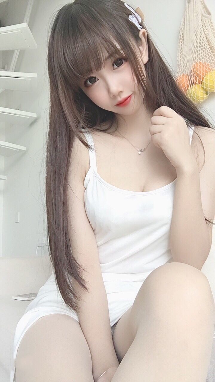 [COS福利] Cos小姐姐雪琪 - 肉丝吊带裙 第54张图