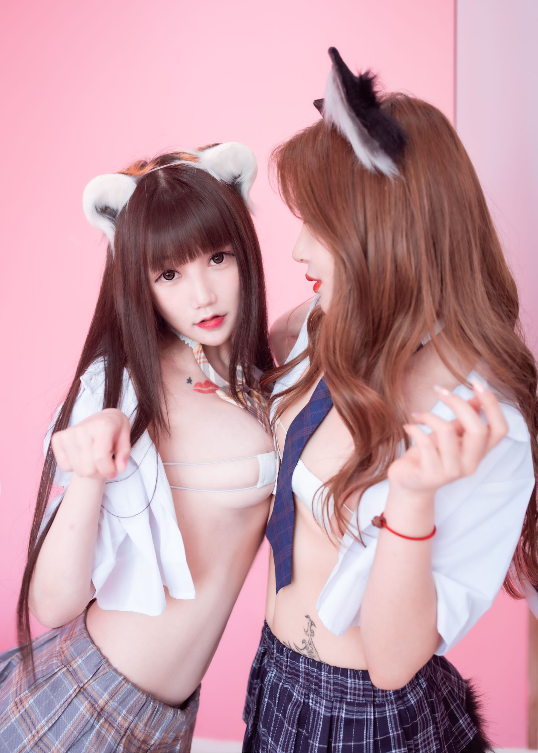 [网红COSER写真] COS少女星野咪兔&金蜜儿 - 萌宠养成手册 第3张图