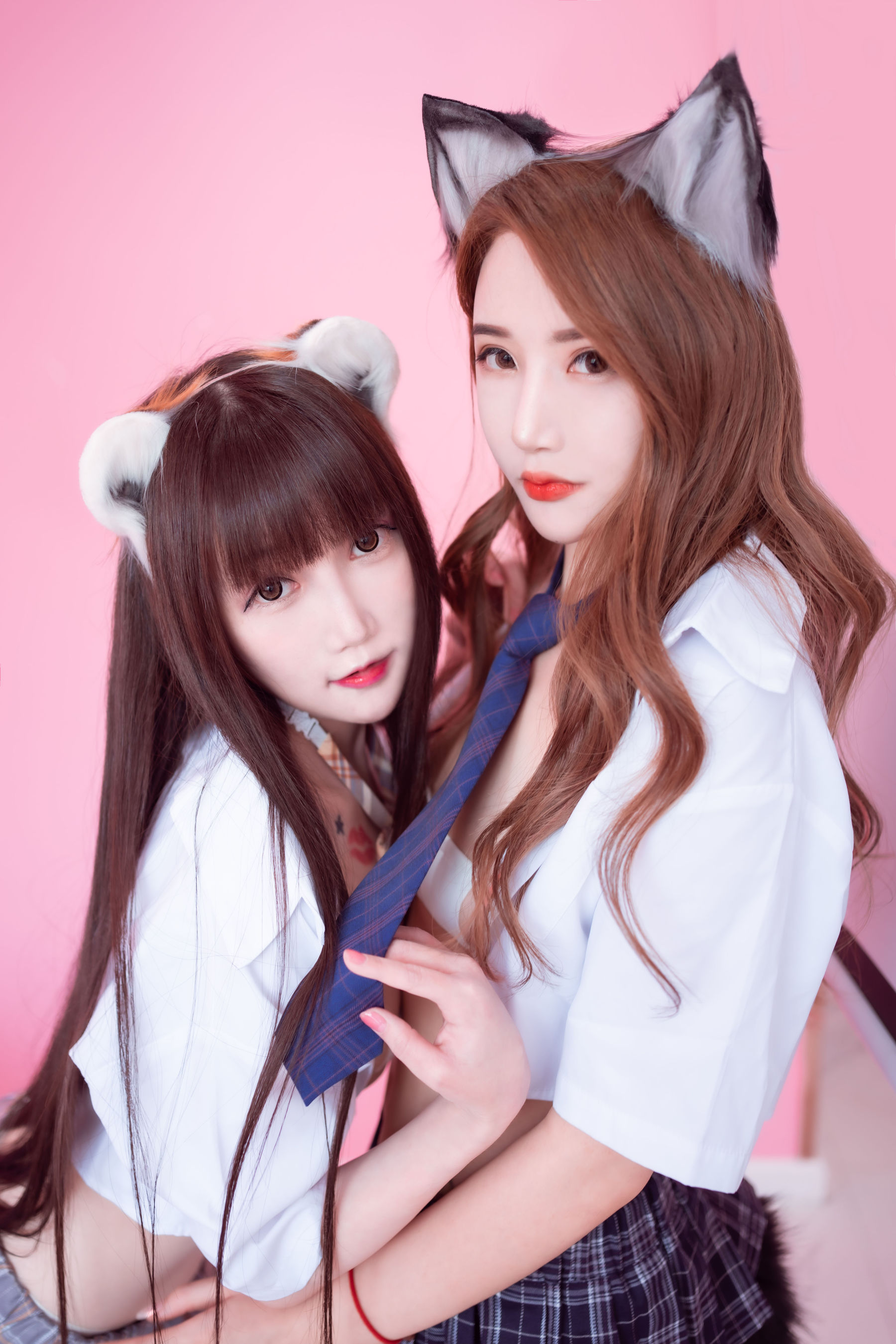 [网红COSER写真] COS少女星野咪兔&金蜜儿 - 萌宠养成手册 第7张图