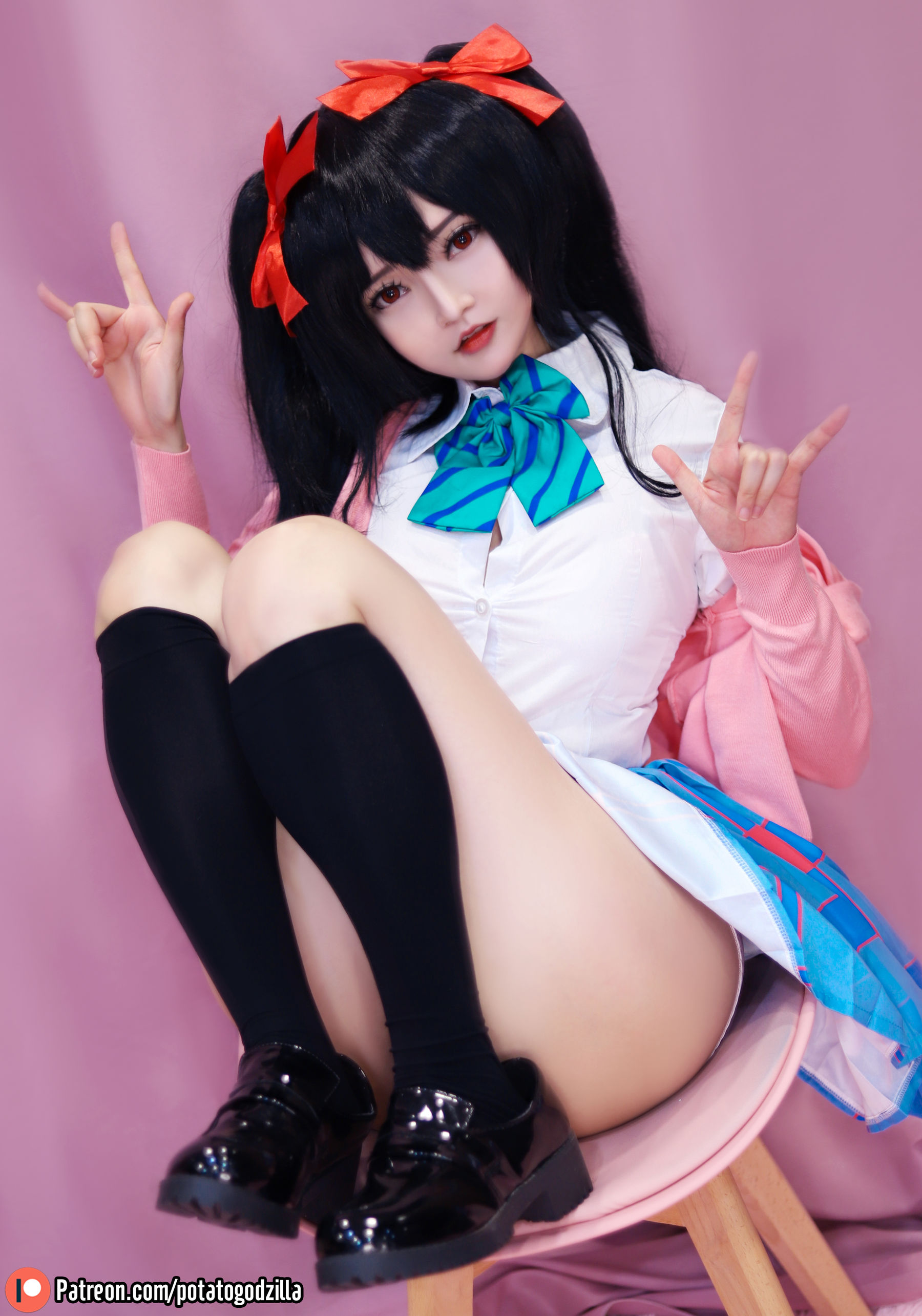 [网红COSER写真] Coser小姐姐Potato Godzilla - Nico Yazawa 第3张图