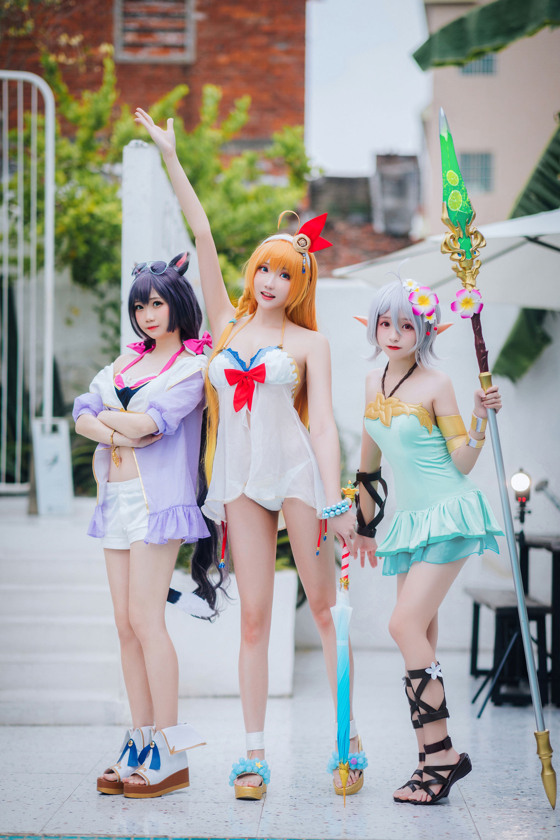 [网红COSER写真] Coser瓜希酱福利 - 公主连结 夏日御三家 第14张图