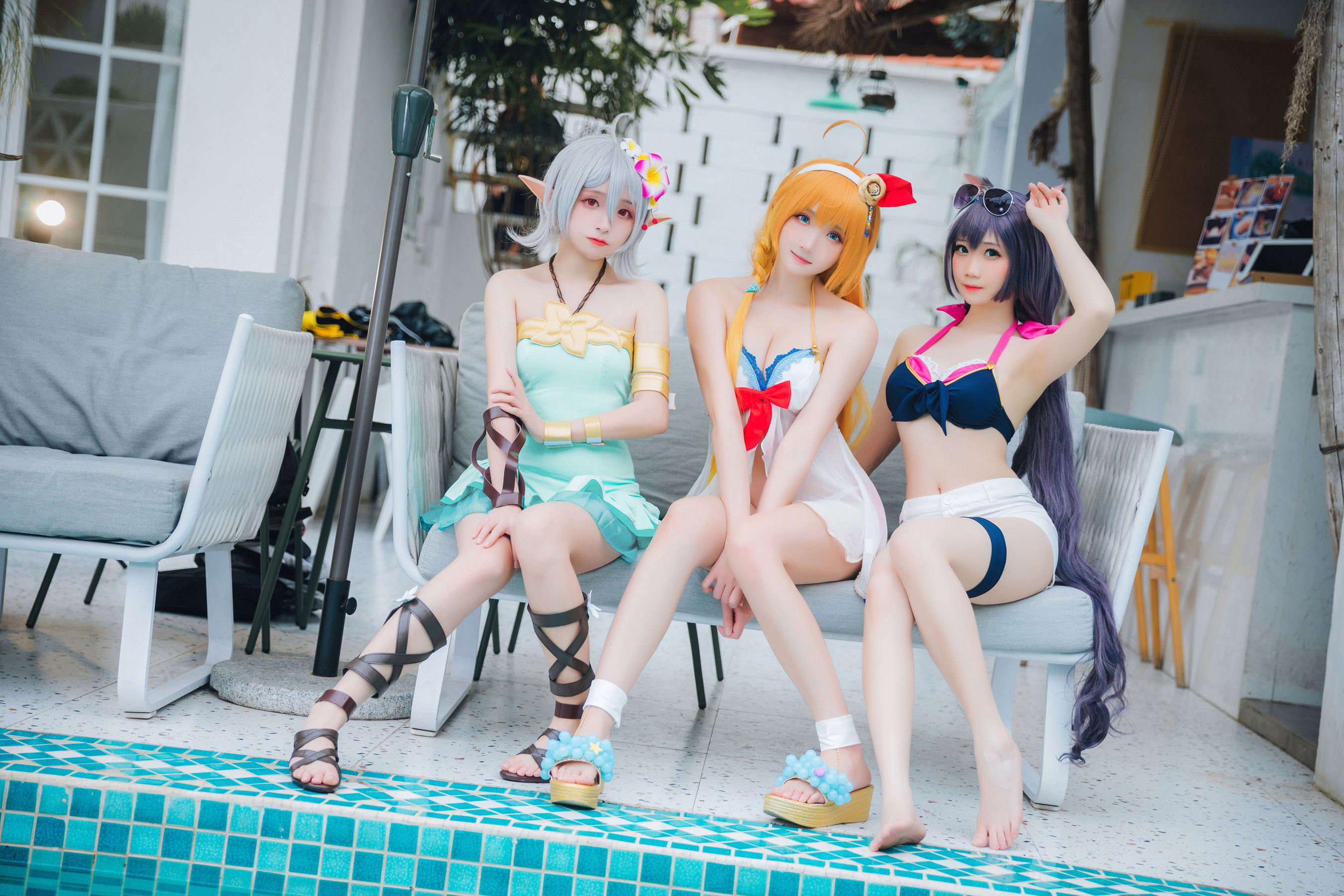 [网红COSER写真] Coser瓜希酱福利 - 公主连结 夏日御三家 第17张图
