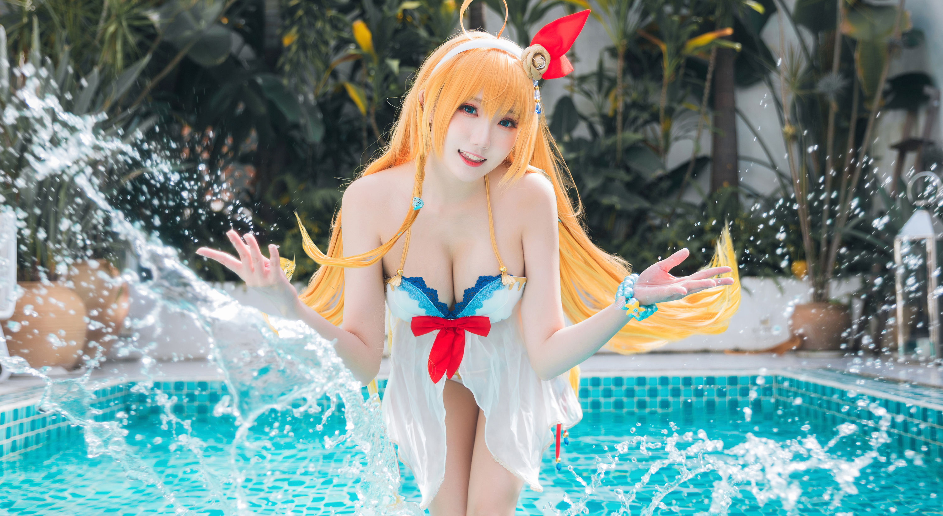 [网红COSER写真] Coser瓜希酱福利 - 公主连结 夏日御三家 第20张图