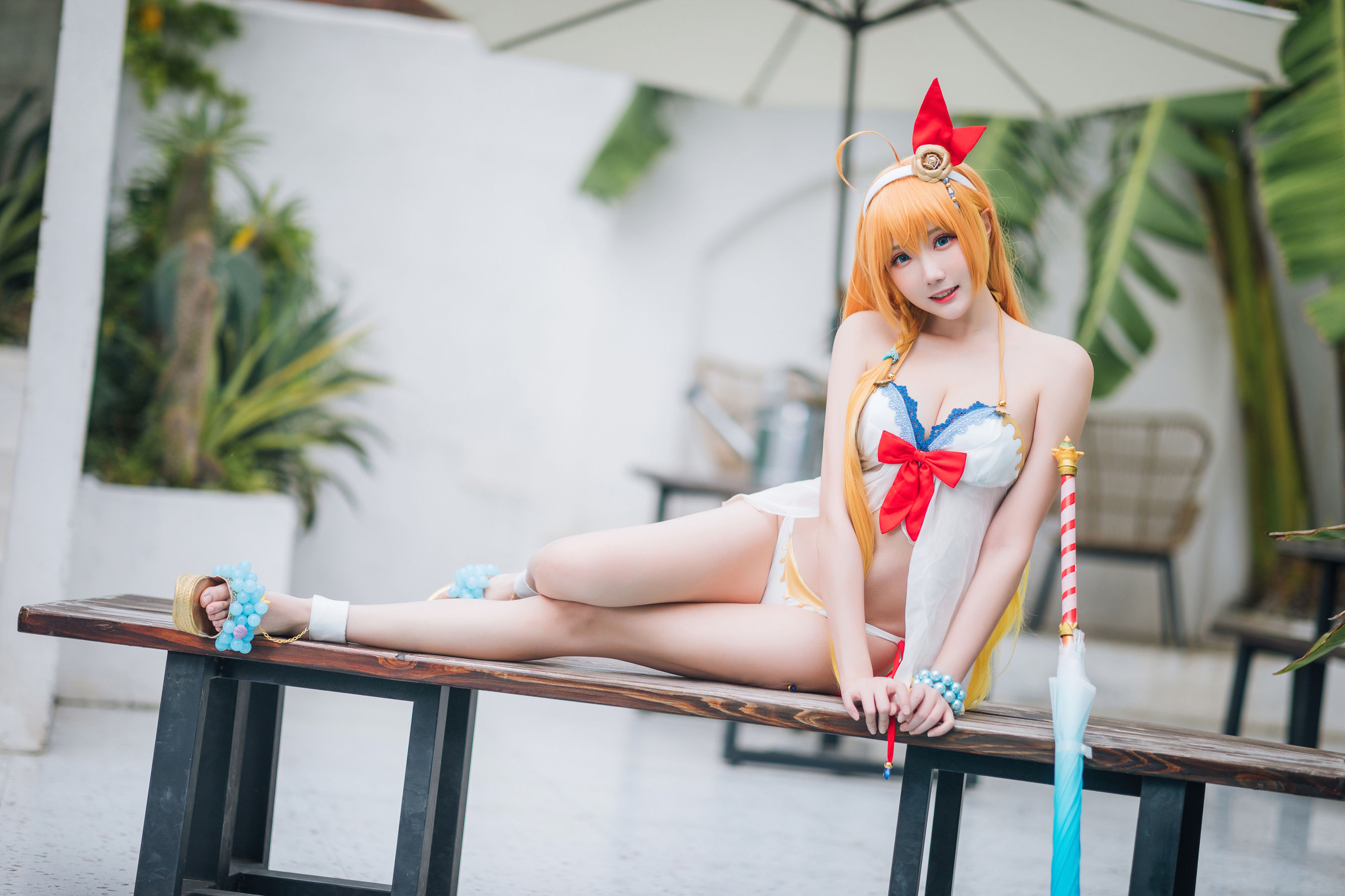 [网红COSER写真] Coser瓜希酱福利 - 公主连结 夏日御三家 第6张图