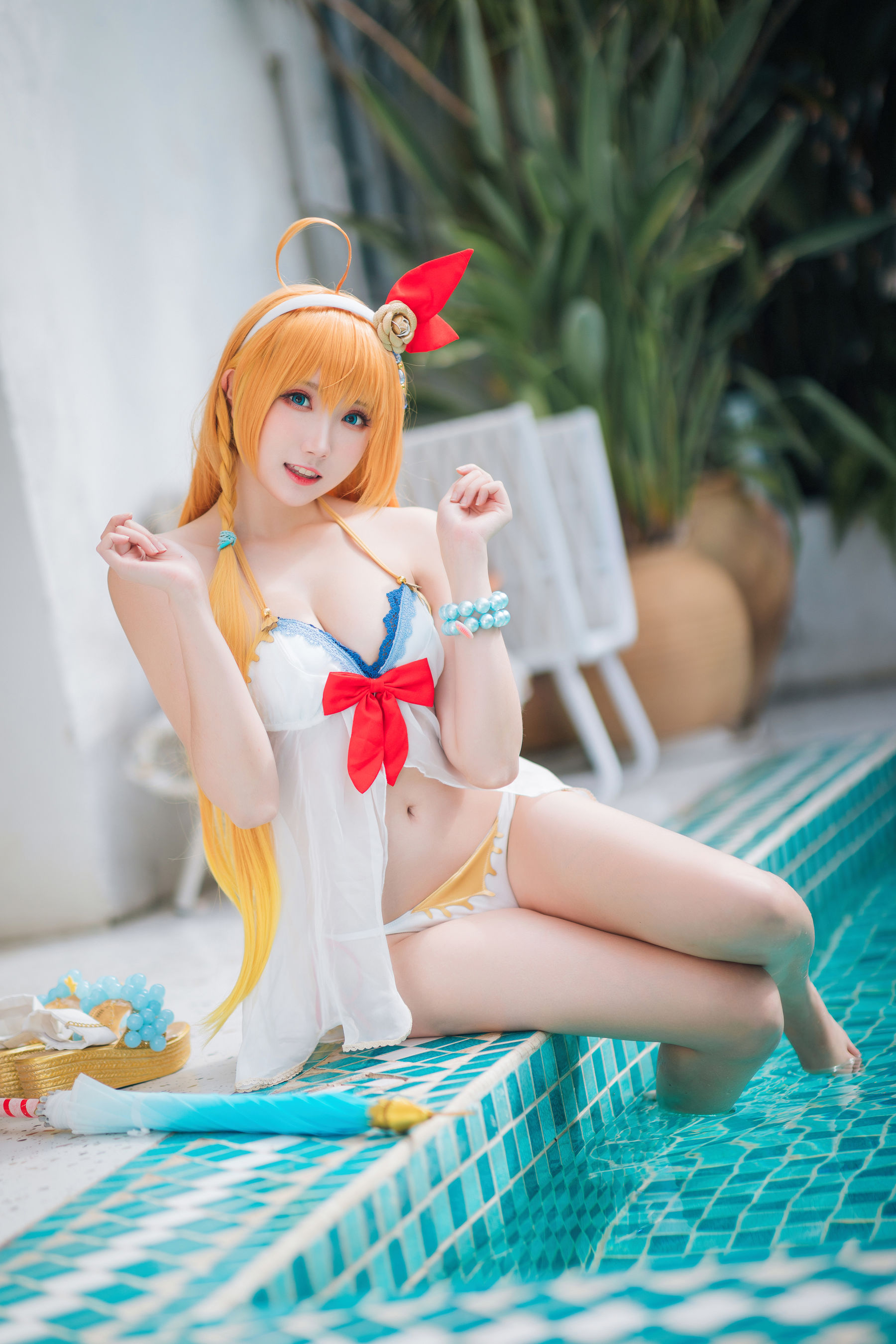 [网红COSER写真] Coser瓜希酱福利 - 公主连结 夏日御三家 第8张图