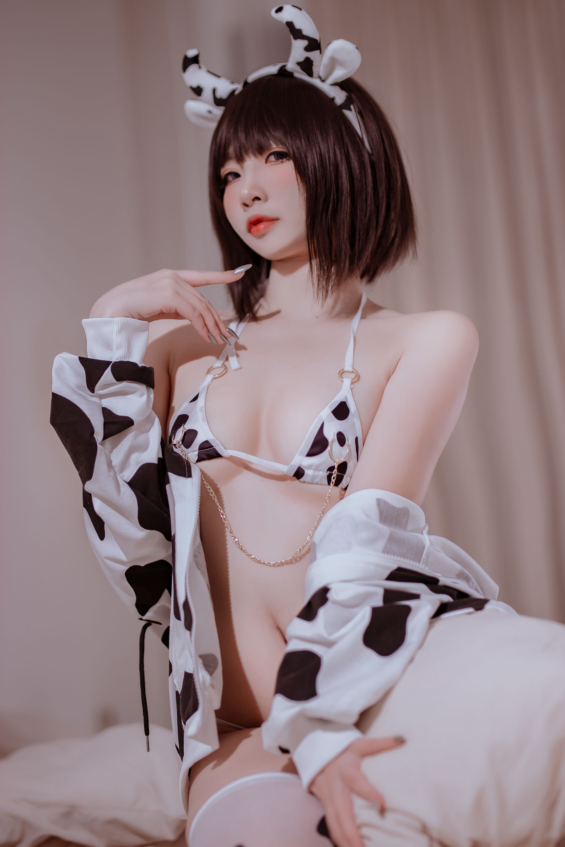 [网红COSER写真] 人气Coser二佐Nisa - 奶牛妹妹 第14张图